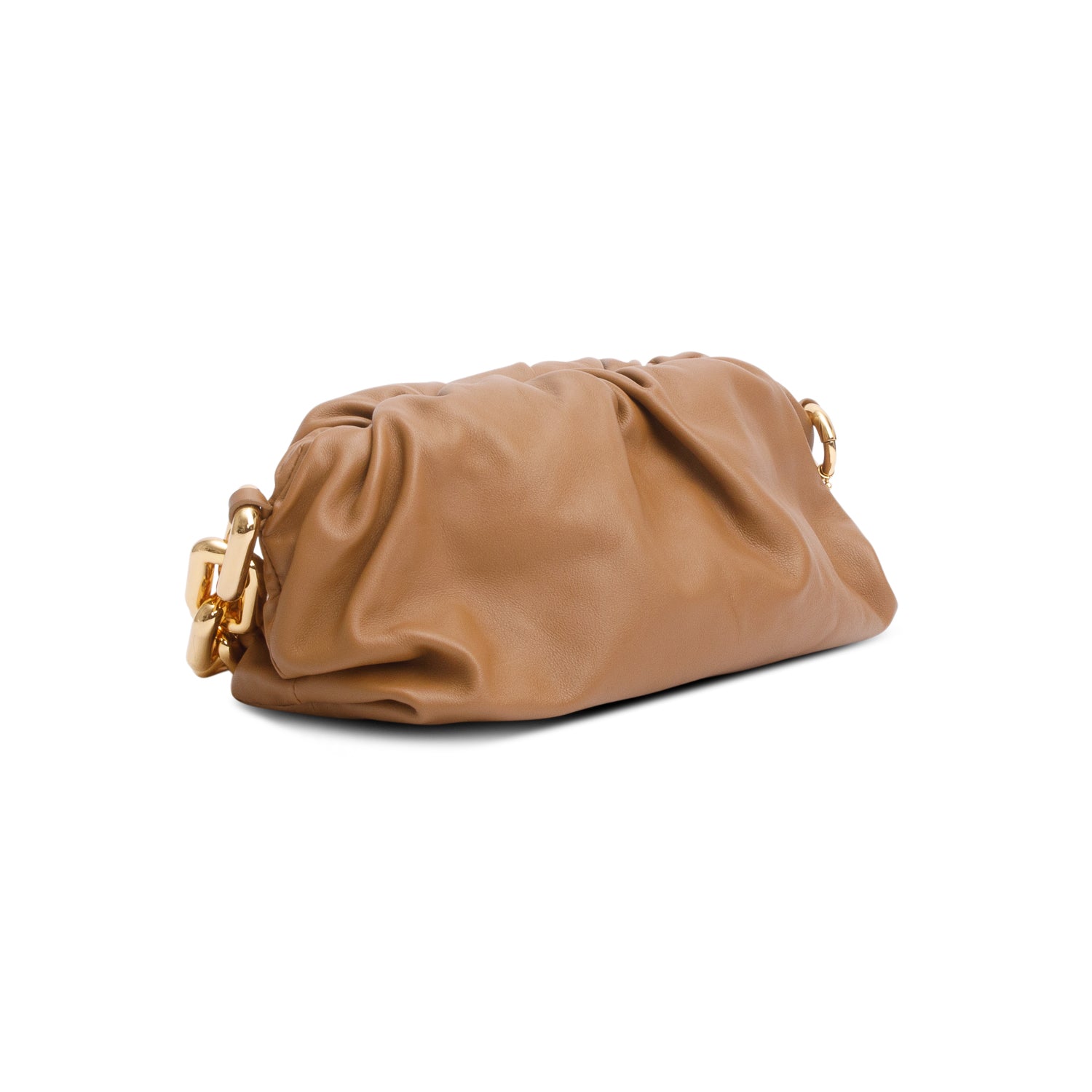 Bottega Veneta Brown Nappa Leather The Chain Pouch