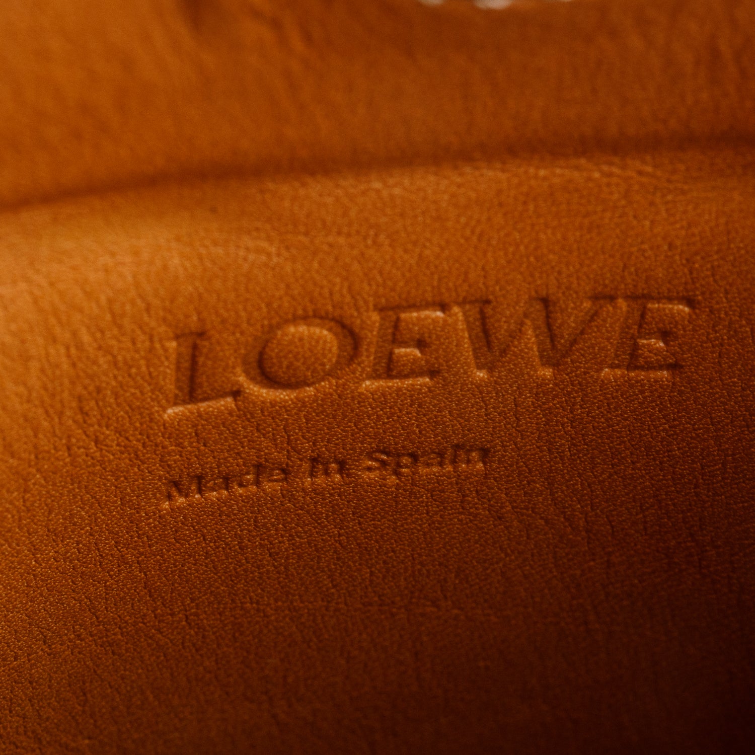 Loewe Beige Smooth Calfskin Gate Pocket Bag w/ Box