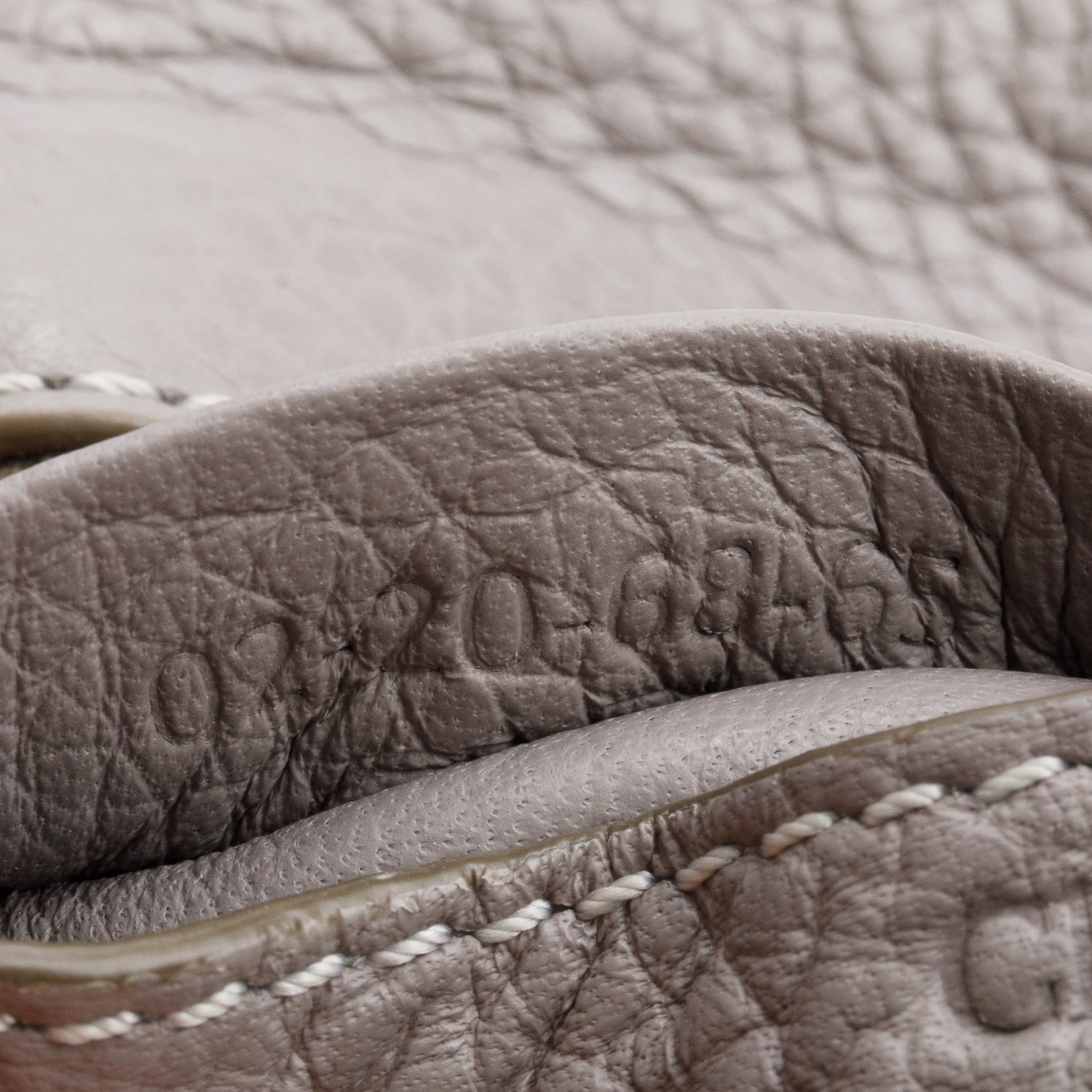 Chloe Grey Calfskin Mini Marcie Round Crossbody Bag