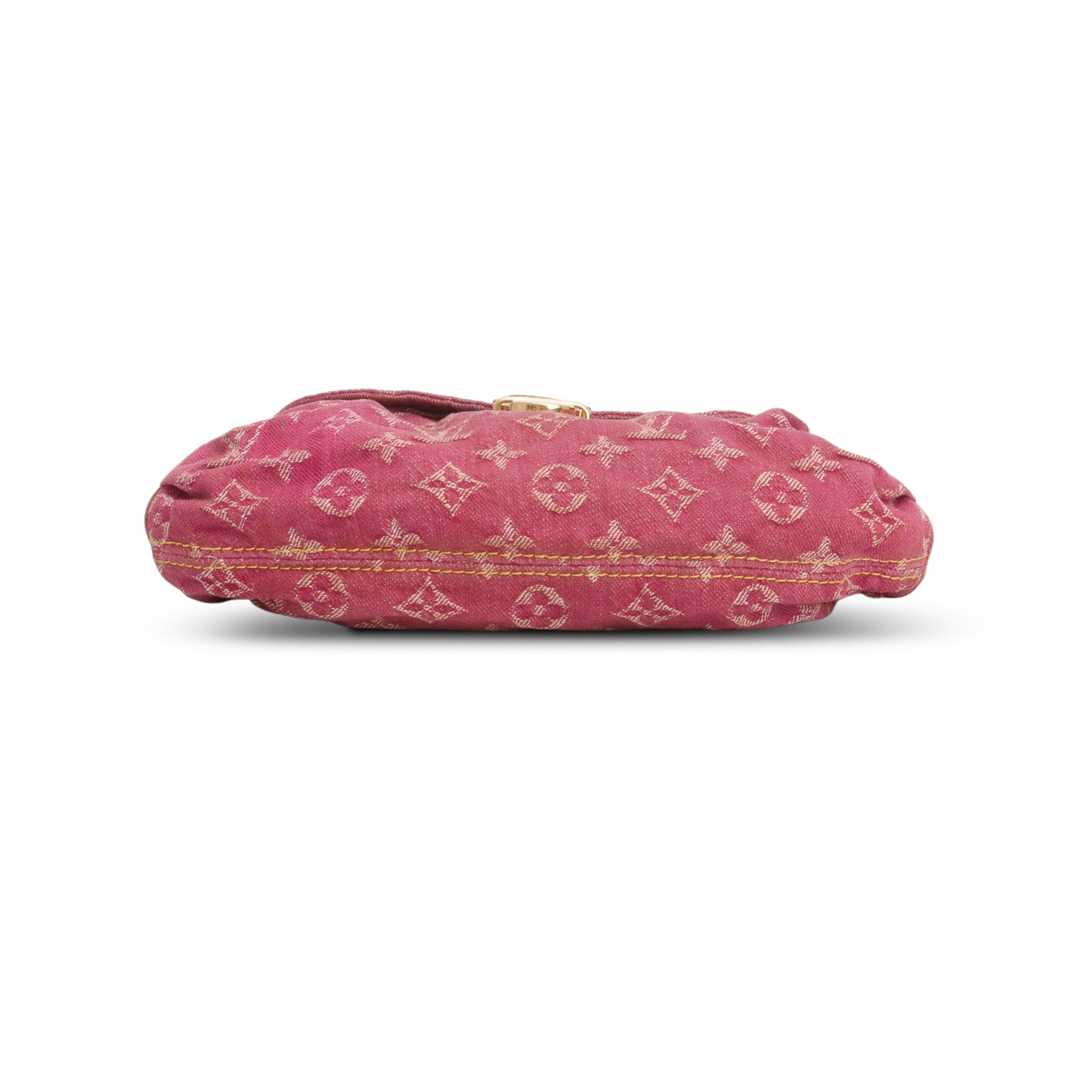 Louis Vuitton Pink Monogram Denim Mini Pleaty