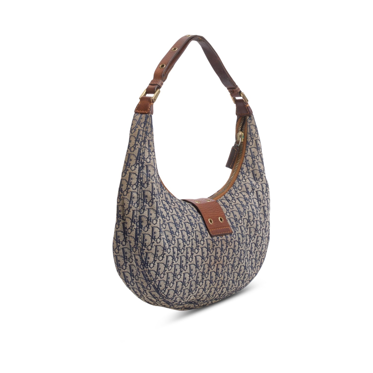 Christian Dior Navy Monogram Street Chic Hobo