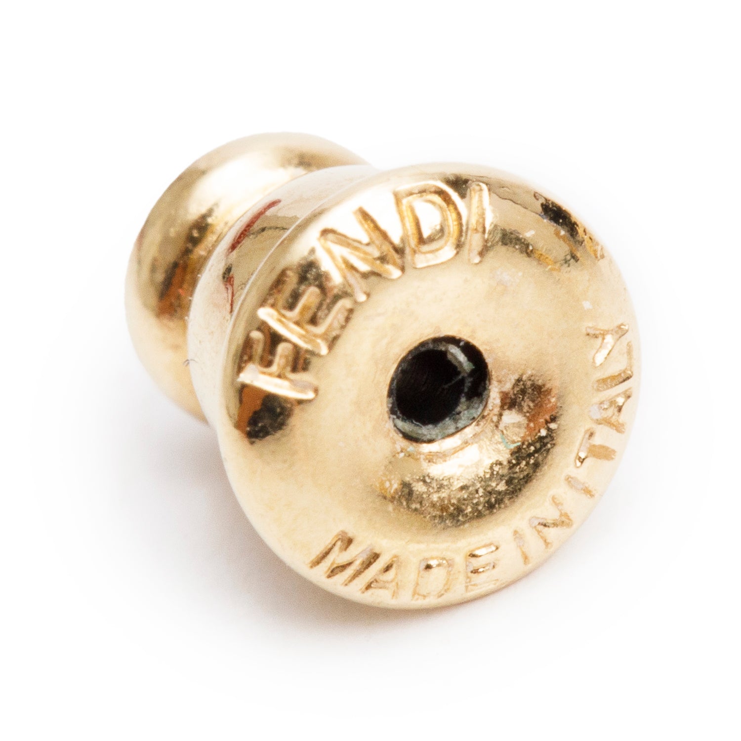 Fendi Gold-Tone Metal Crystal F is Fendi Stud Earrings