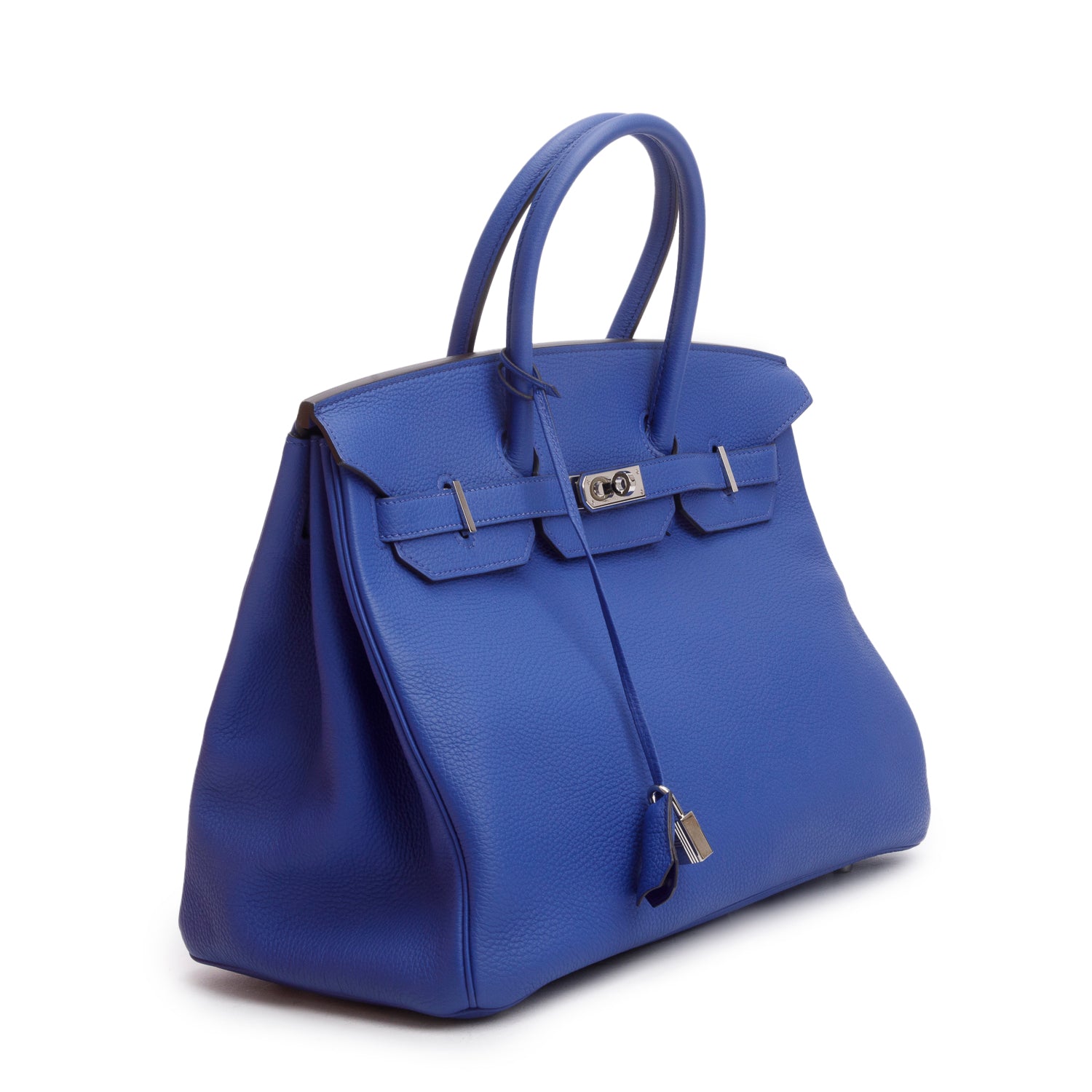 Hermes Blue Electrique Togo Birkin 35 w/ Box