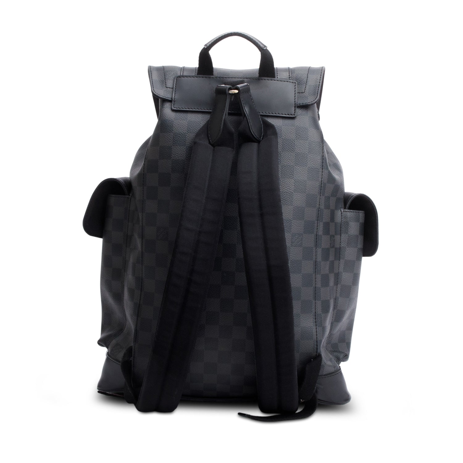 louis vuitton christooer om backpack Louis Vuitton Damier Graphite Christopher PM Backpack – OLIVER'S