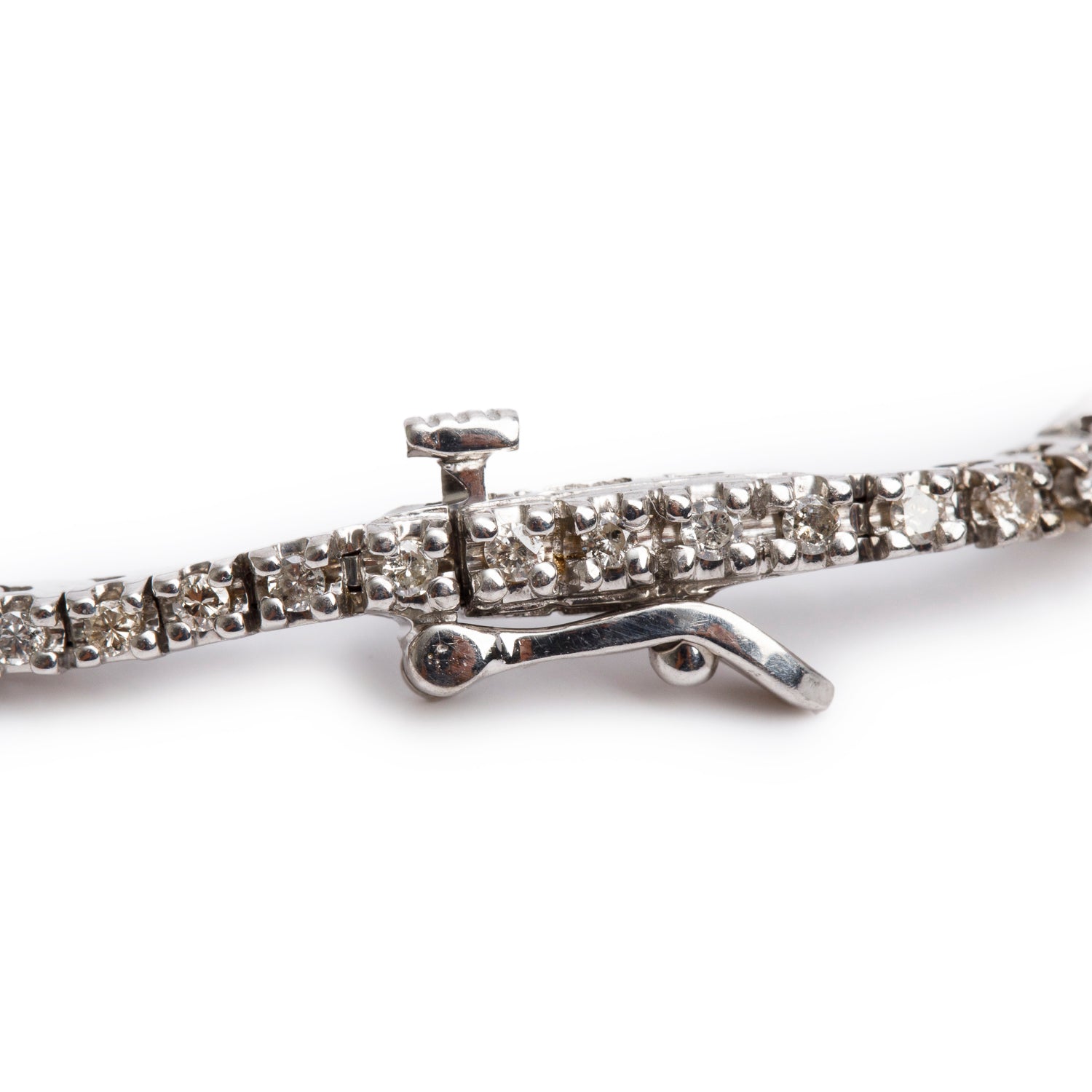 14k White Gold 1.44 tcw. Diamond Tennis Bracelet