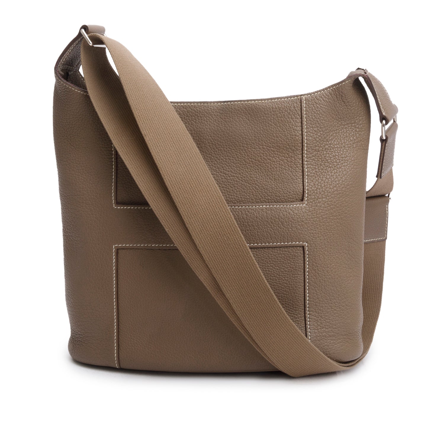 Hermes Etoupe Taurillon Clemence Sac Good News PM