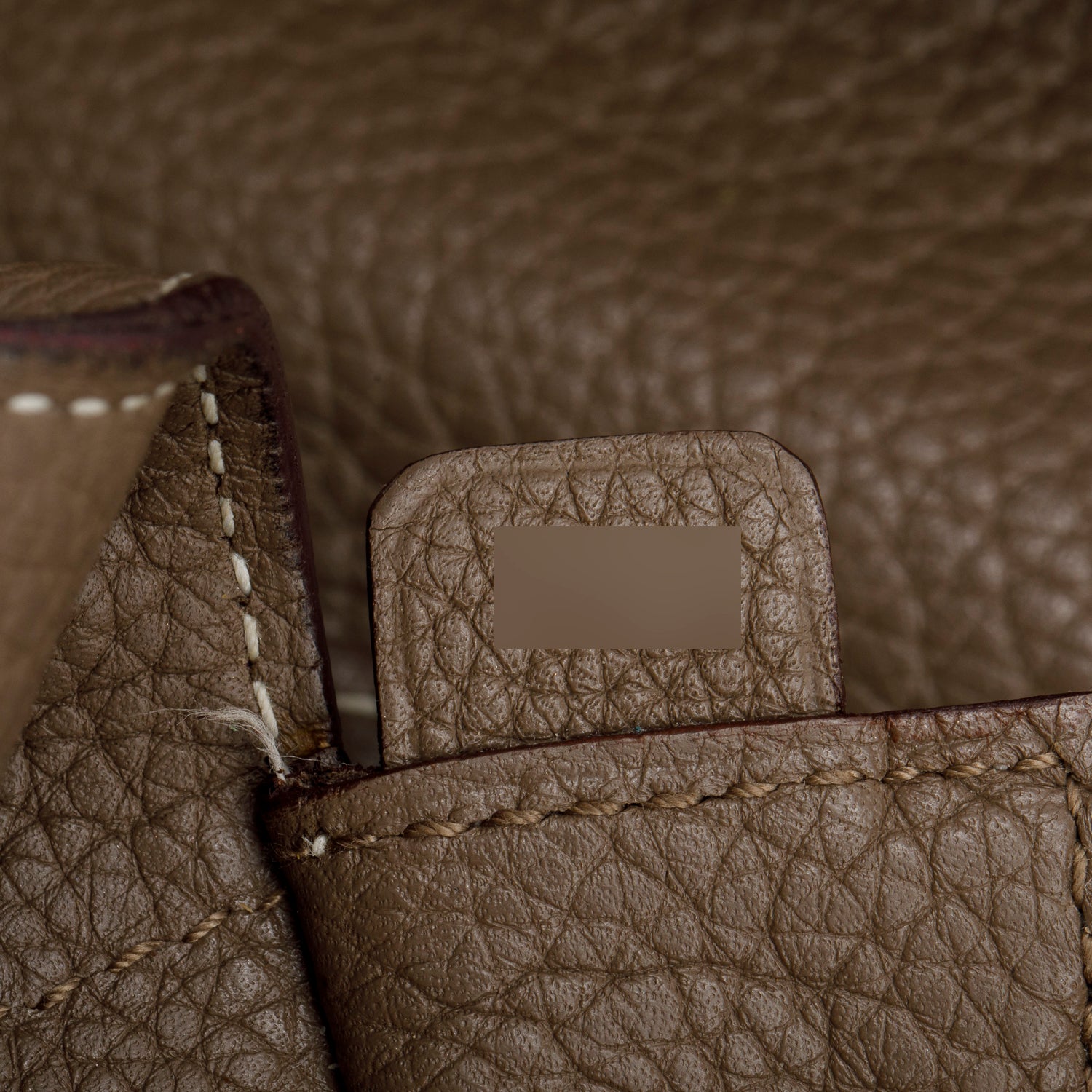 Hermes Etoupe Taurillon Clemence Sac Good News PM