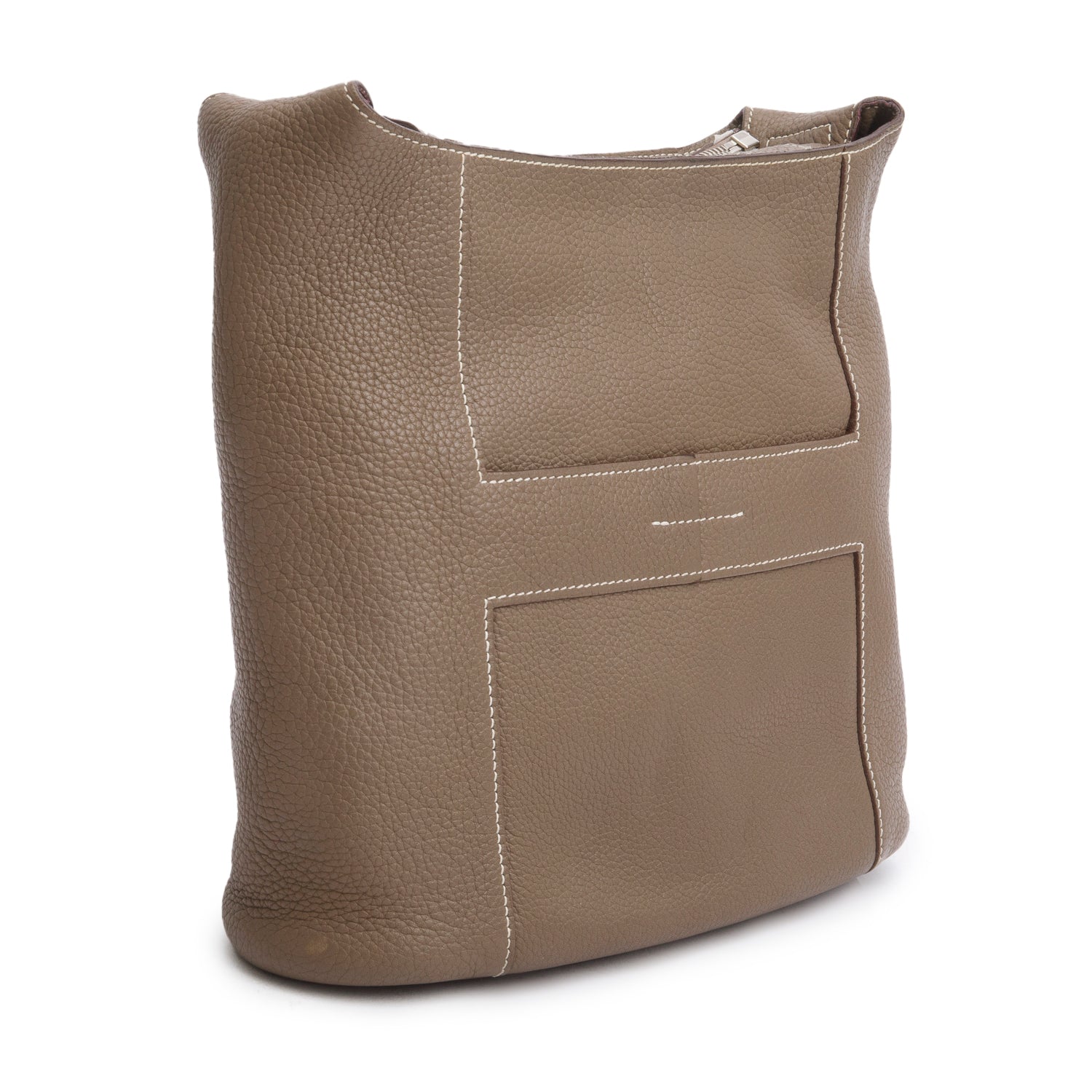 Hermes Etoupe Taurillon Clemence Sac Good News PM