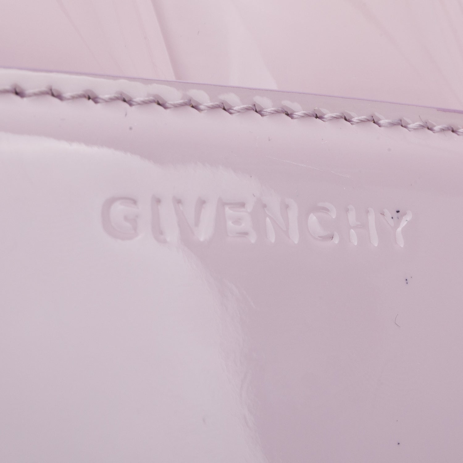 Givenchy Purple Patent Leather Small 4G Crossbody Bag w/ Strap
