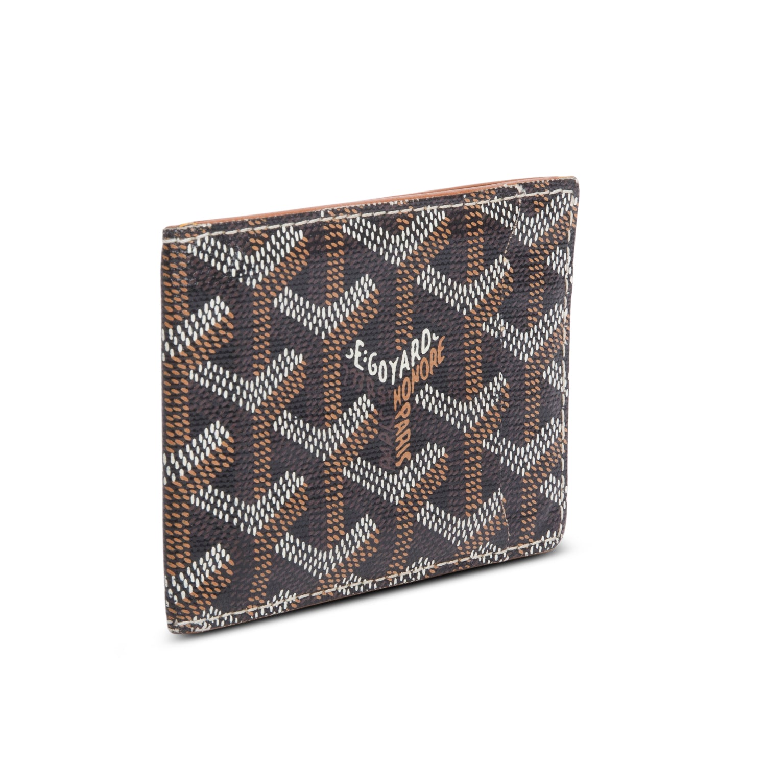 Goyard Black Goyardine Victoire Companion Card Holder Bifold Wallet
