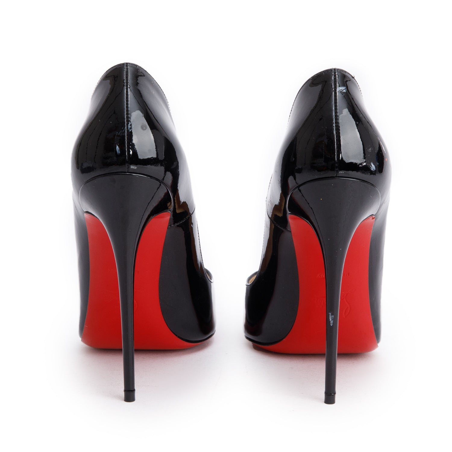 Christian Louboutin Black Patent Leather So Kate 120 Pumps, Size 41.5