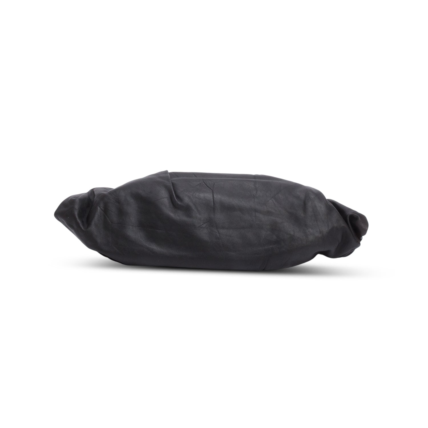 Prada Black Nappa Soft Pleated Clutch