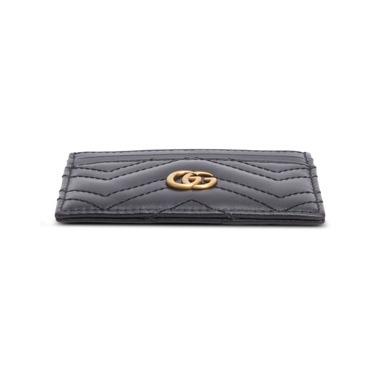 Gucci Black GG Marmont Card Case