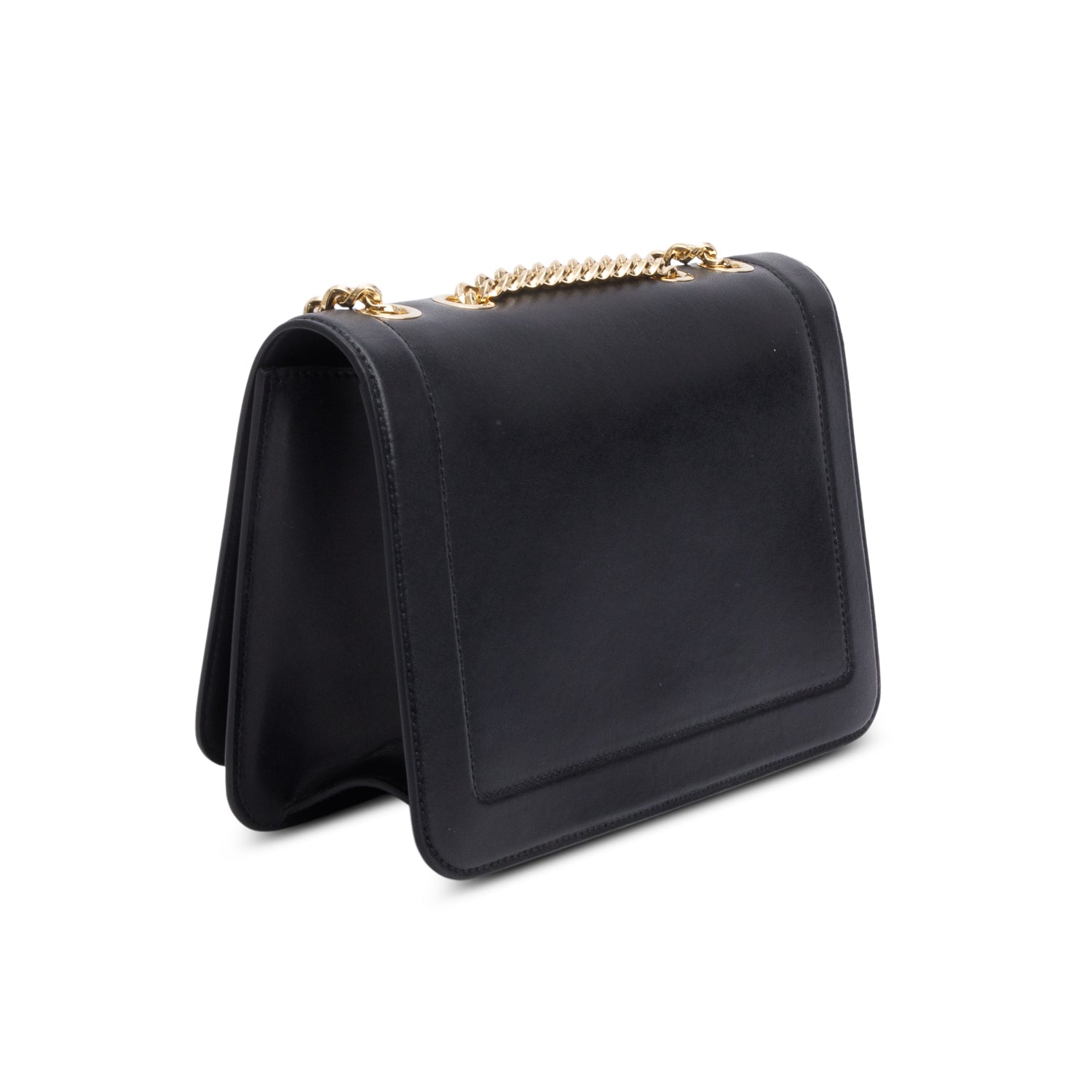 Ferragamo Black Leather Vara RW Bow Crossbody Bag