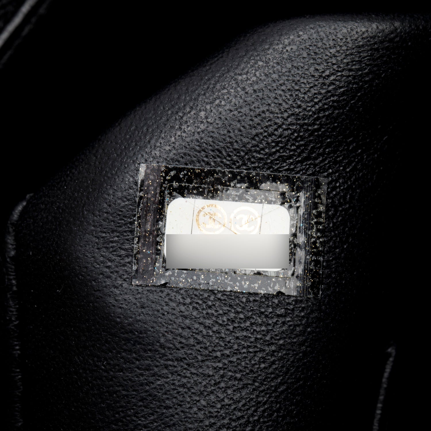Chanel Black Caviar Lizard Quilted Large Coco Handle Flap Bag w/ Box, Strap, Receipt & Authenticity Card