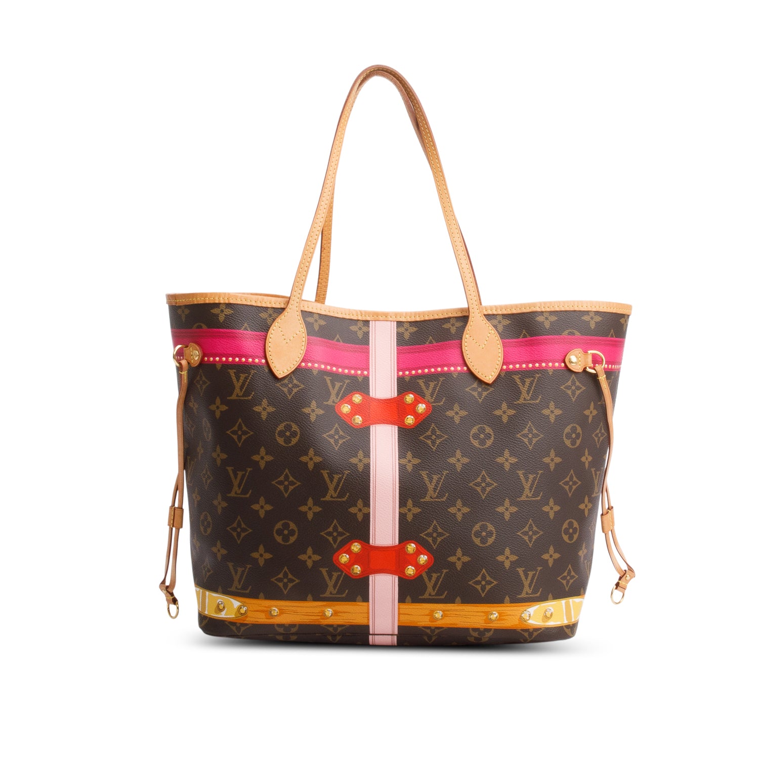 Louis Vuitton Monogram Summer Trunks Neo Neverfull MM w/ Pouch