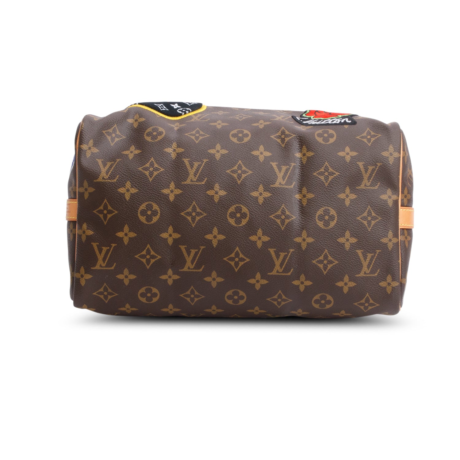 Louis Vuitton Monogram Patches Speedy Bandouliere 30 w/ Strap
