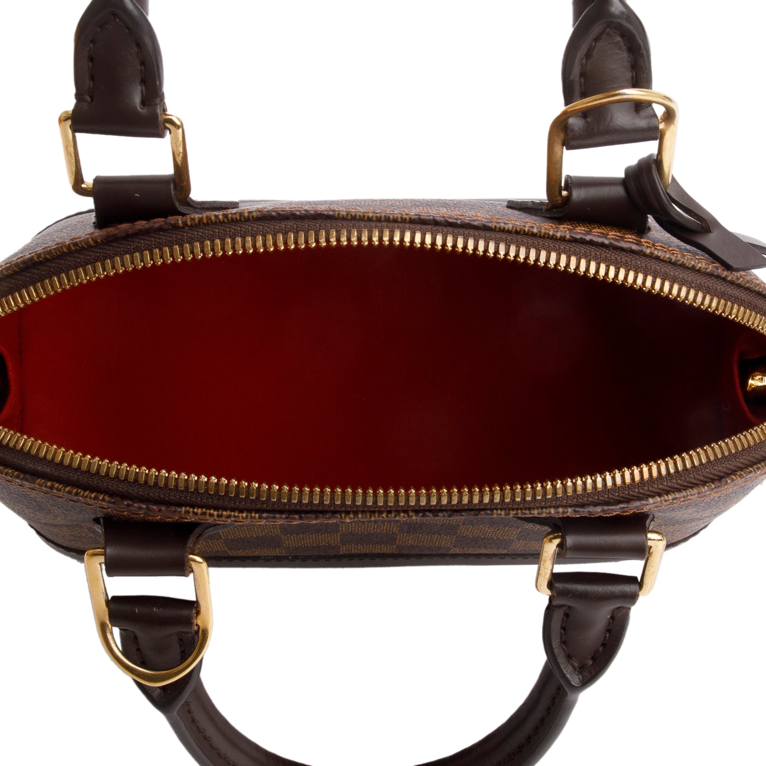 Louis Vuitton Damier Ebene Alma BB w/ Strap & Box