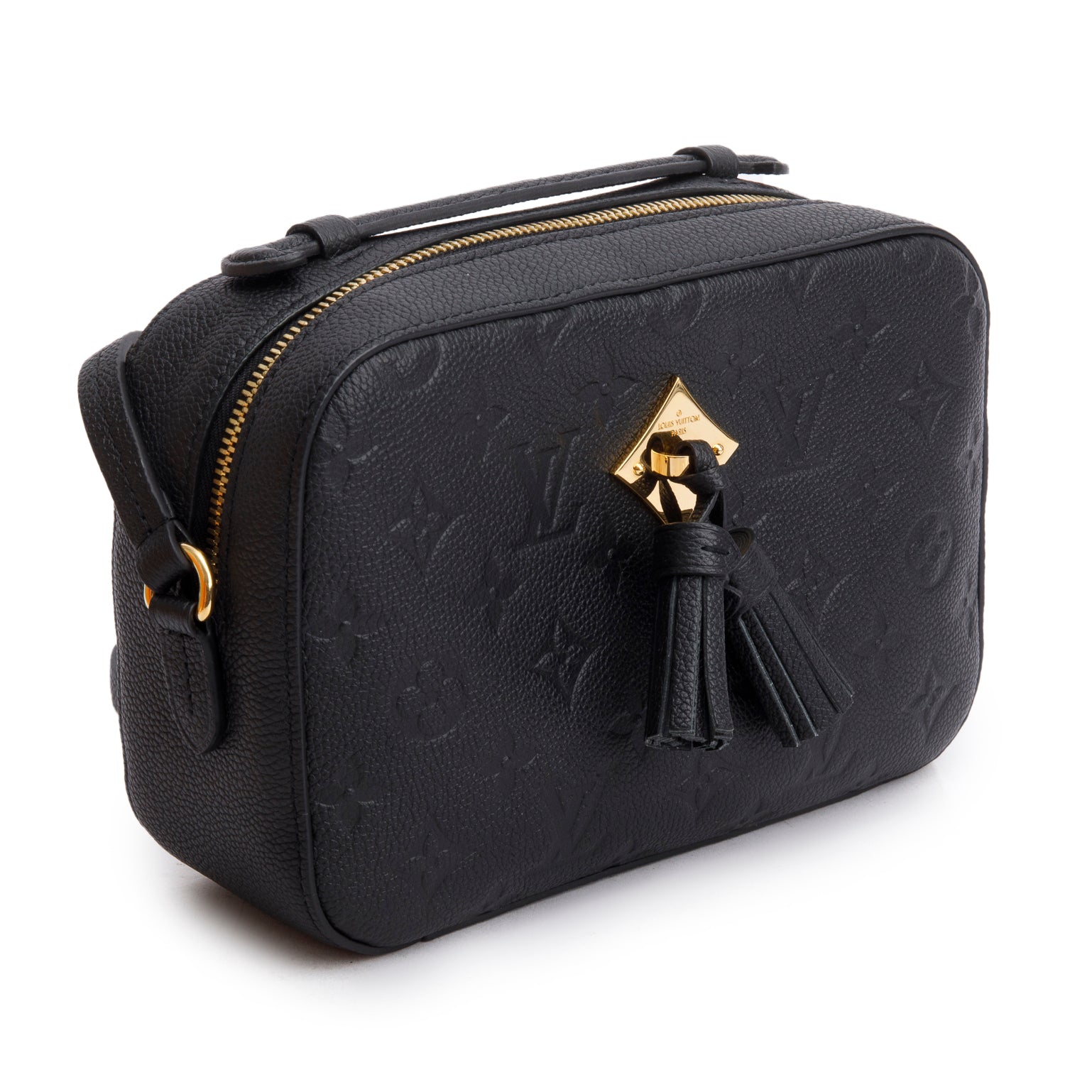 Louis Vuitton Black Monogram Saintonge Crossbody w/ Box