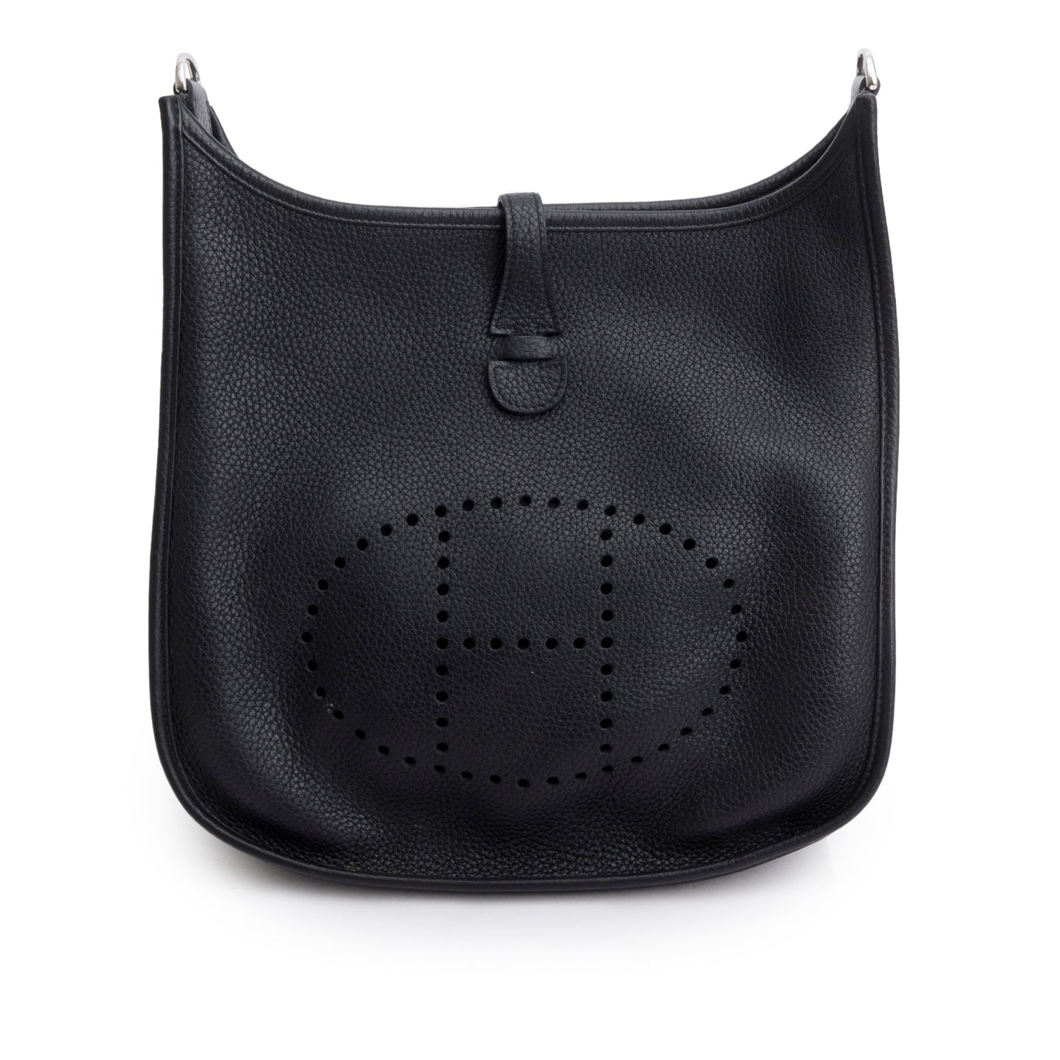 Hermes Noir Taurillon Clemence Evelyne III 29 Bag w/ Receipt