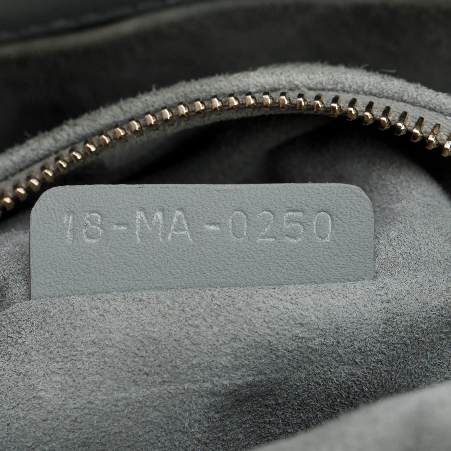 Christian Dior 2020 Gray Ultra Matte Calfskin Cannage Small My ABCDior Lady Dior w/ Strap & Box