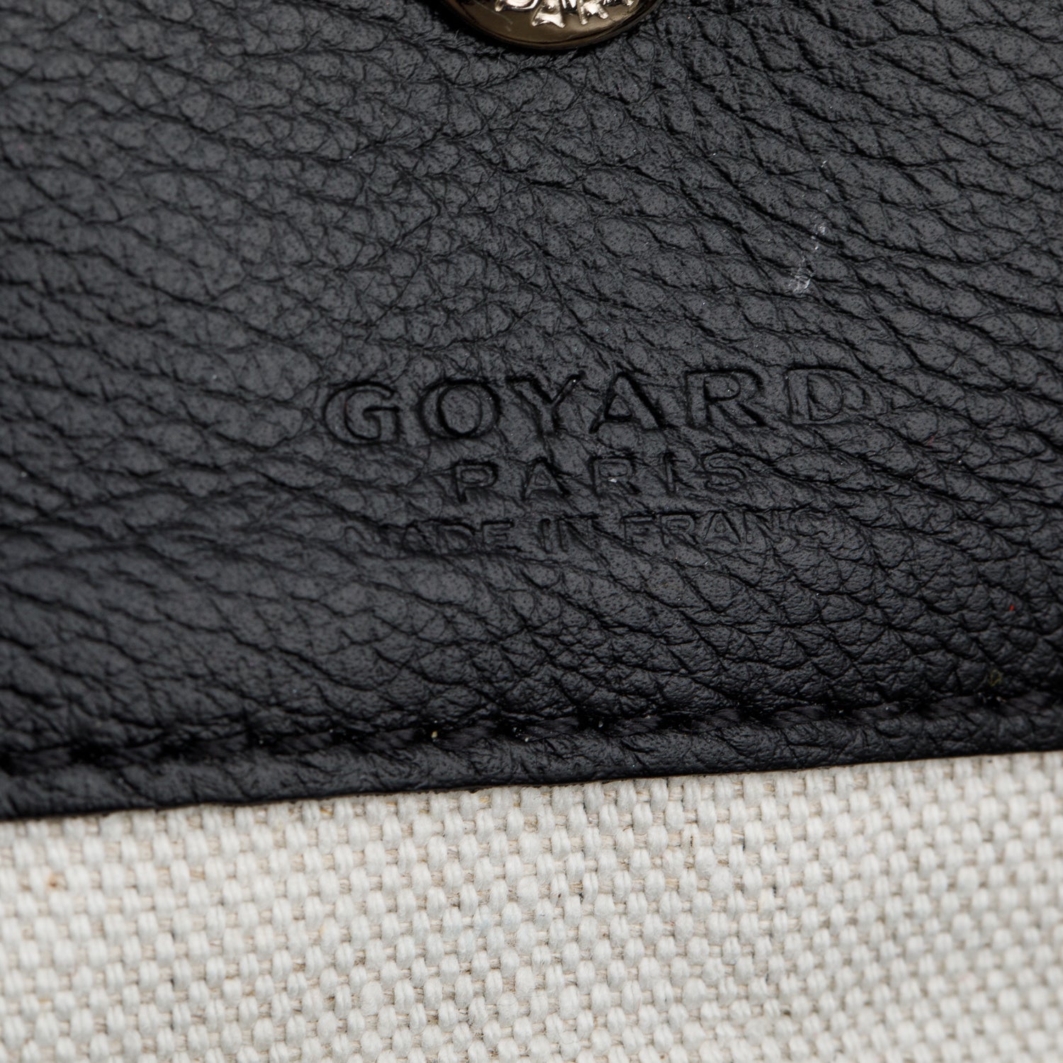 Goyard Black Monogram Canvas Saint Louis Tote GM w/ Pouch & Receipt