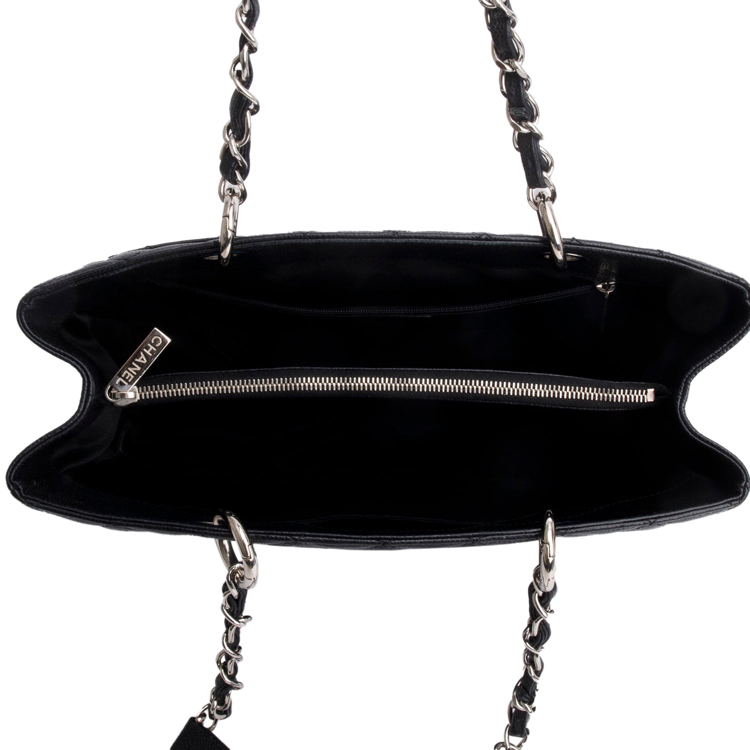 Chanel Black Caviar Leather Grand Shopping Tote (GST)