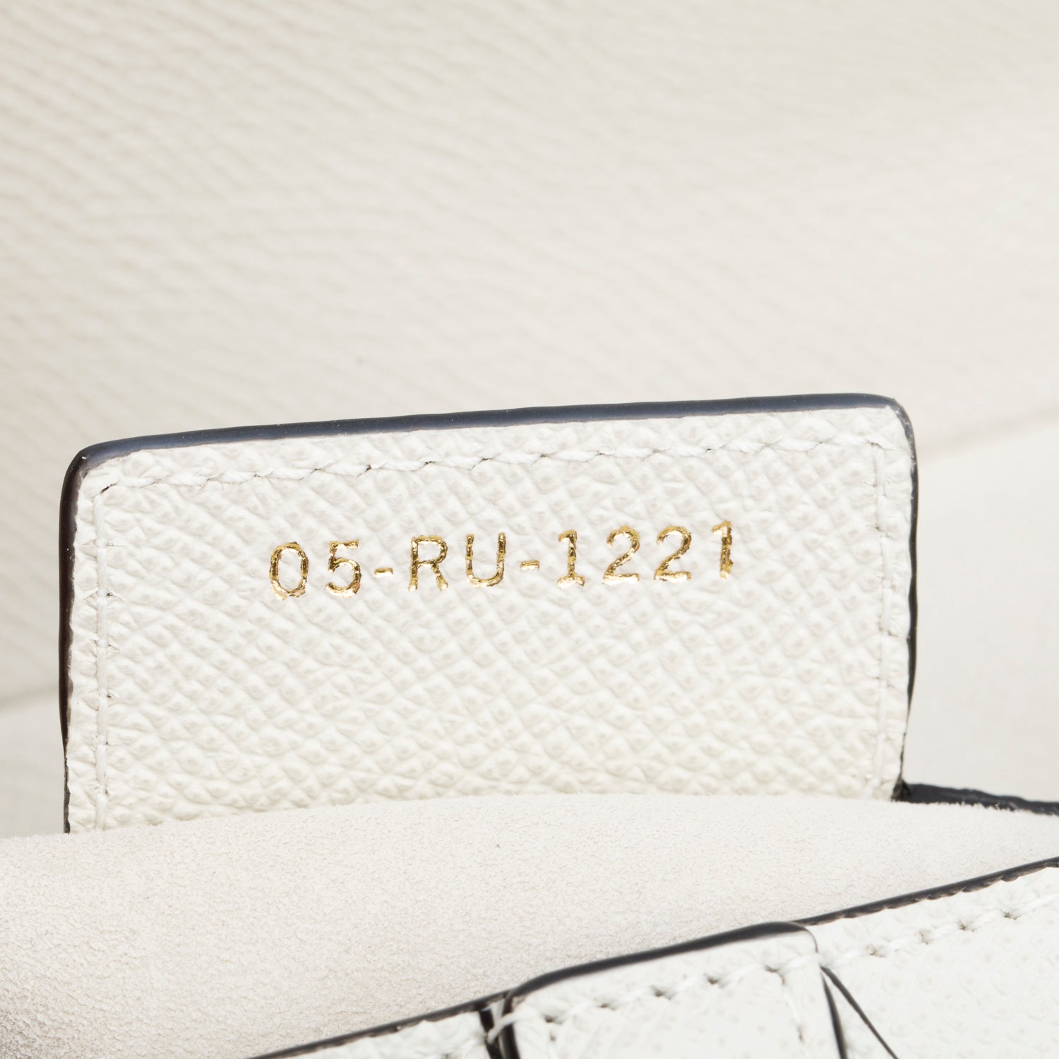 Christian Dior 2021 Cream Grained Calfskin Saddle Bag w/ Box & Authenticity Card