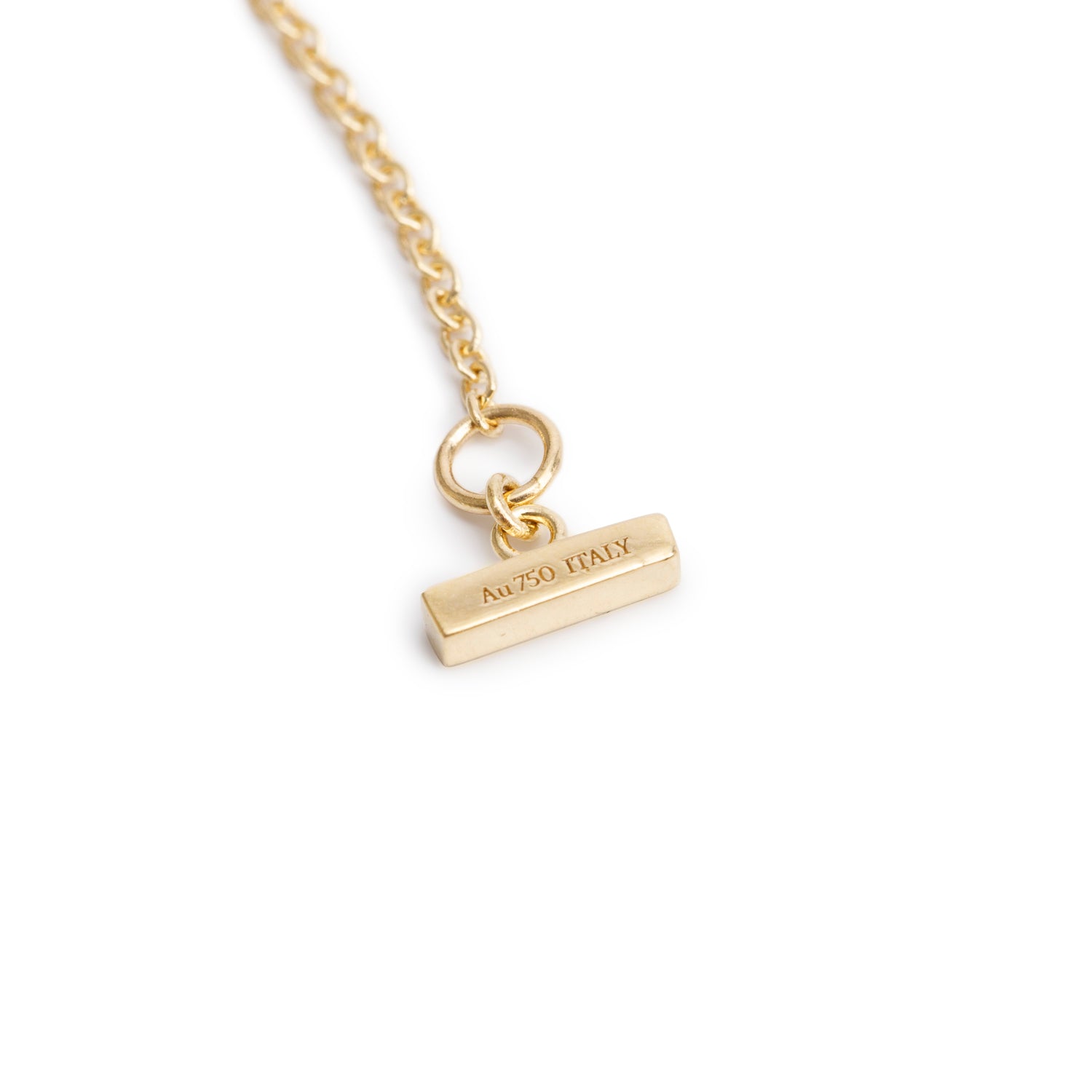 Tiffany & Co. 18k Yellow Gold Diamond and Carnelian 16 MM Circle Pendant Necklace w/ Box