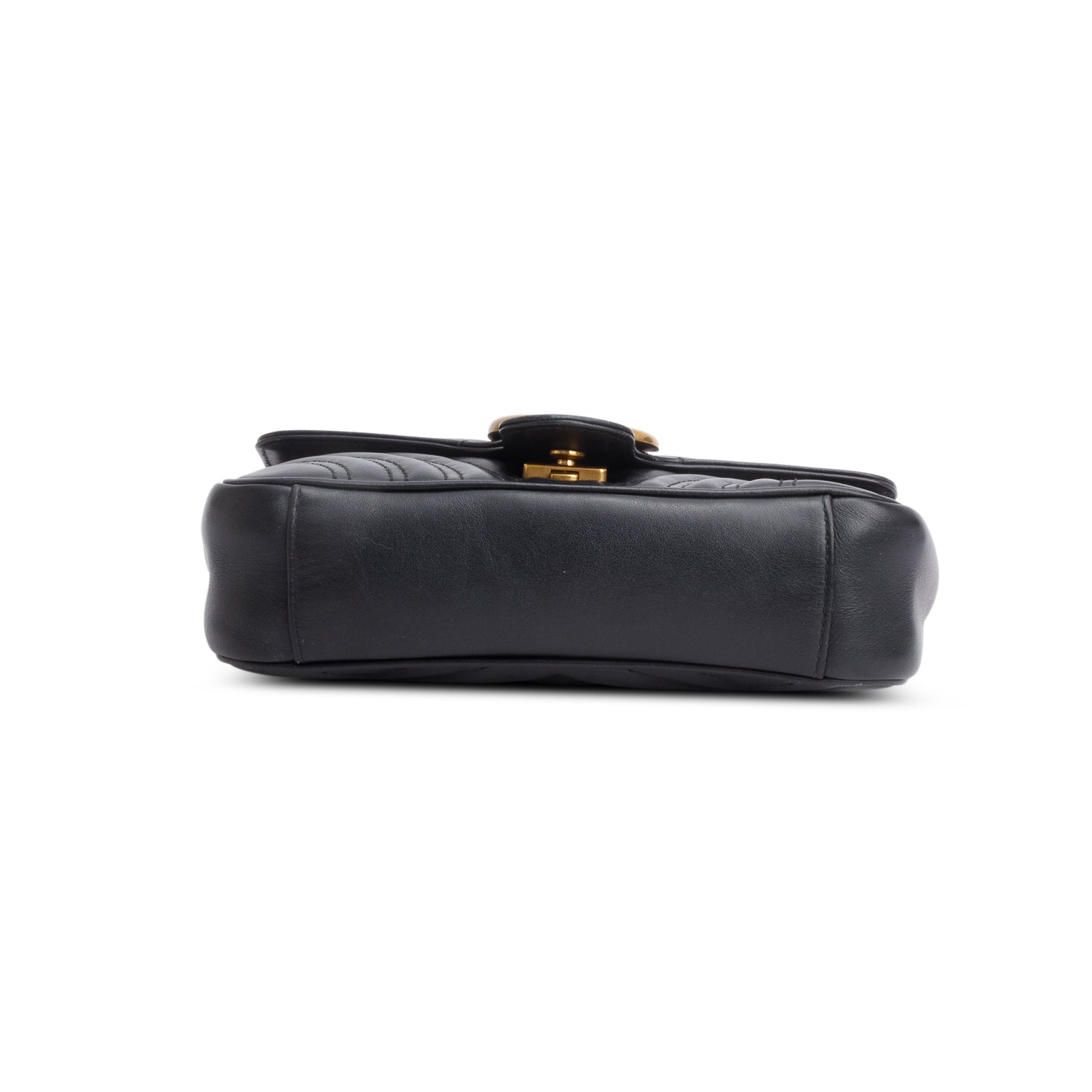 Gucci Black GG Marmont Matelasse Small Shoulder Bag w/ Box