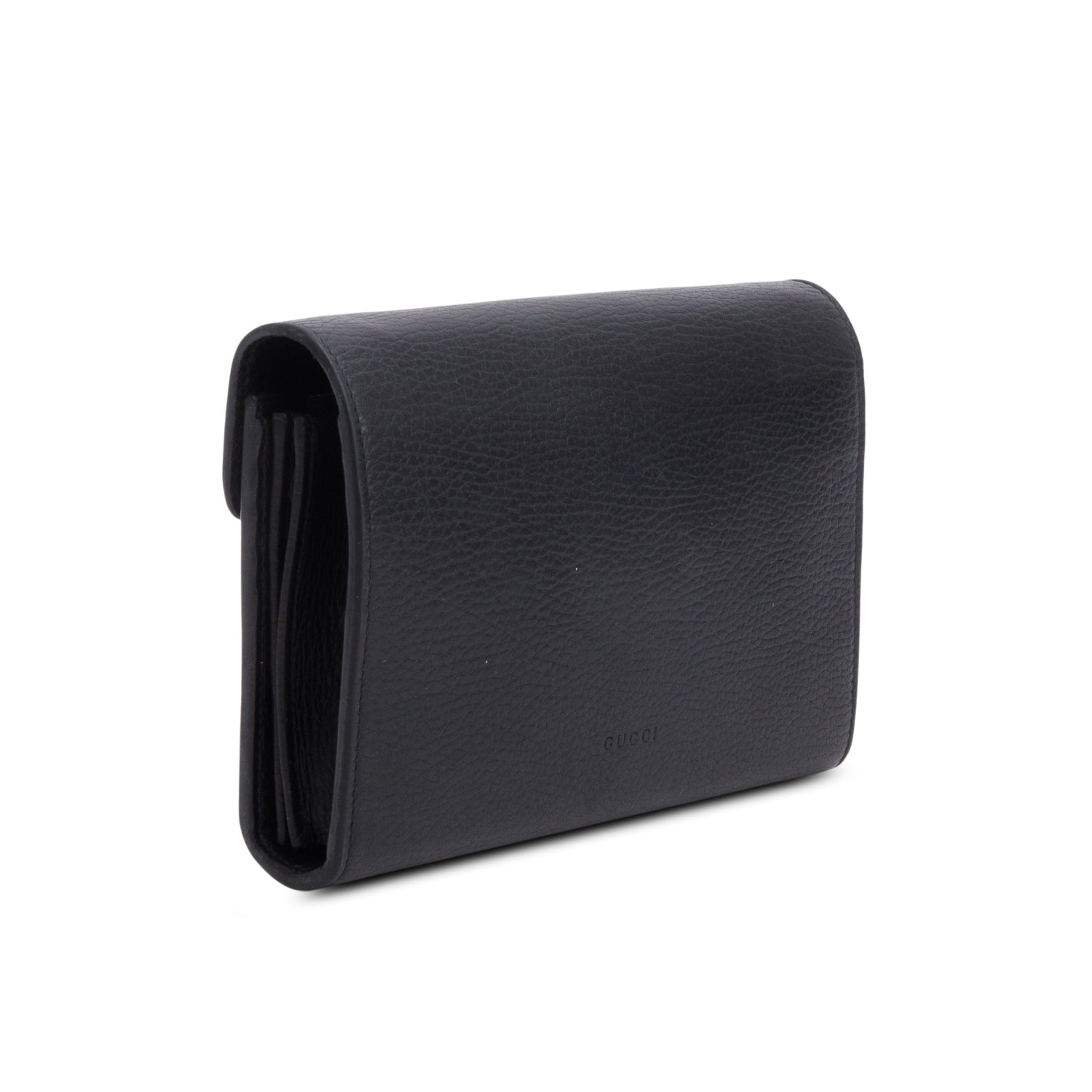 Gucci Black Calfskin Mini Dionysus Wallet on Chain