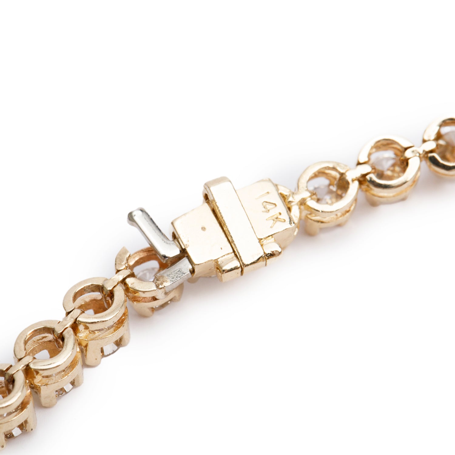 14k Yellow Gold 5.00 tcw. Diamond Tennis Bracelet