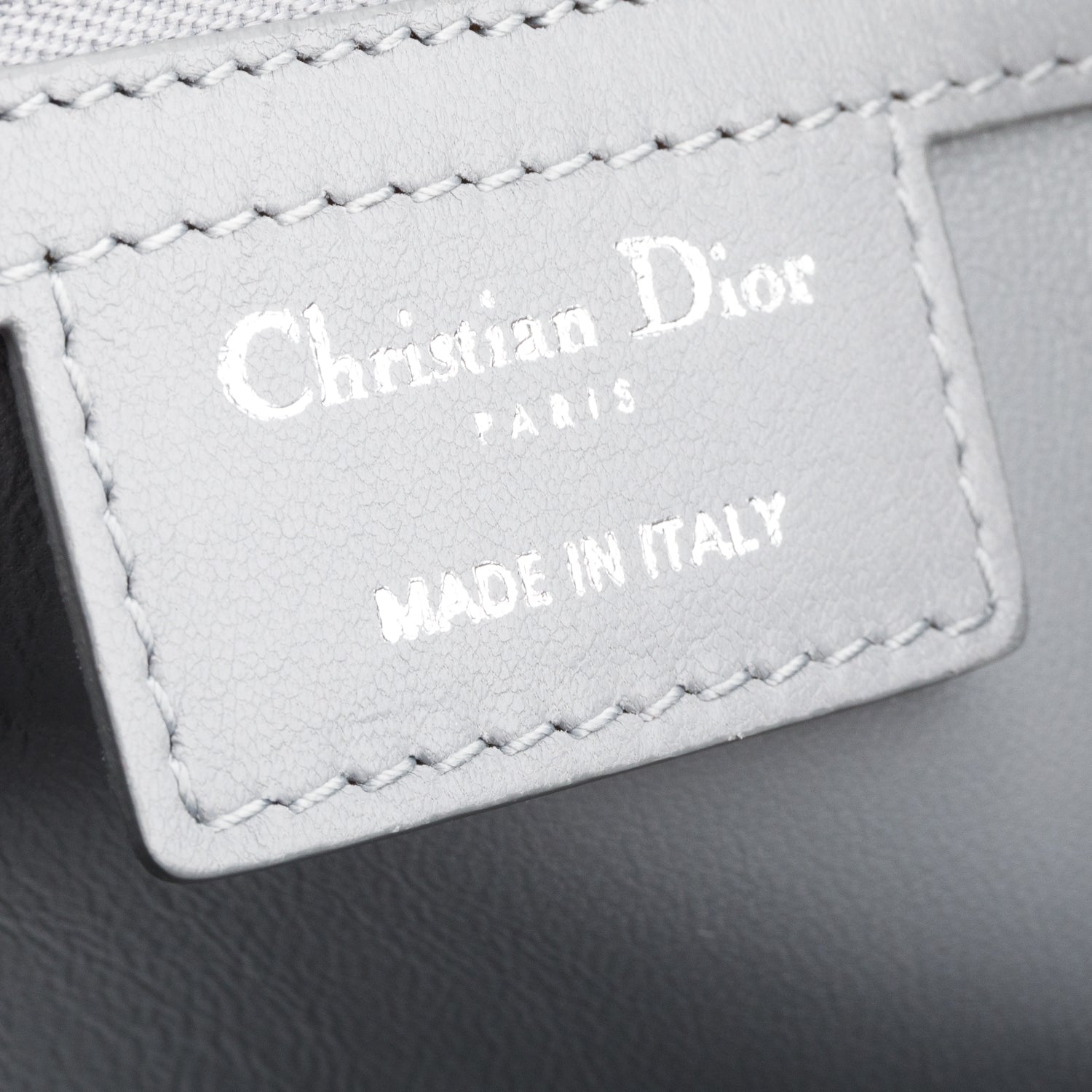 Christian Dior Black Lambskin Cannage Granville Medium Tote w/ Tote