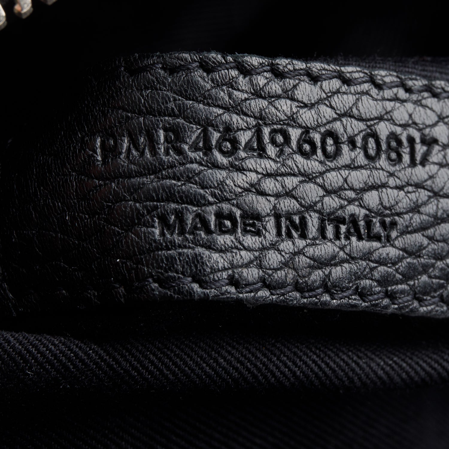 Saint Laurent Black Supple Grained Leather Small Sac de Jour w/ Strap