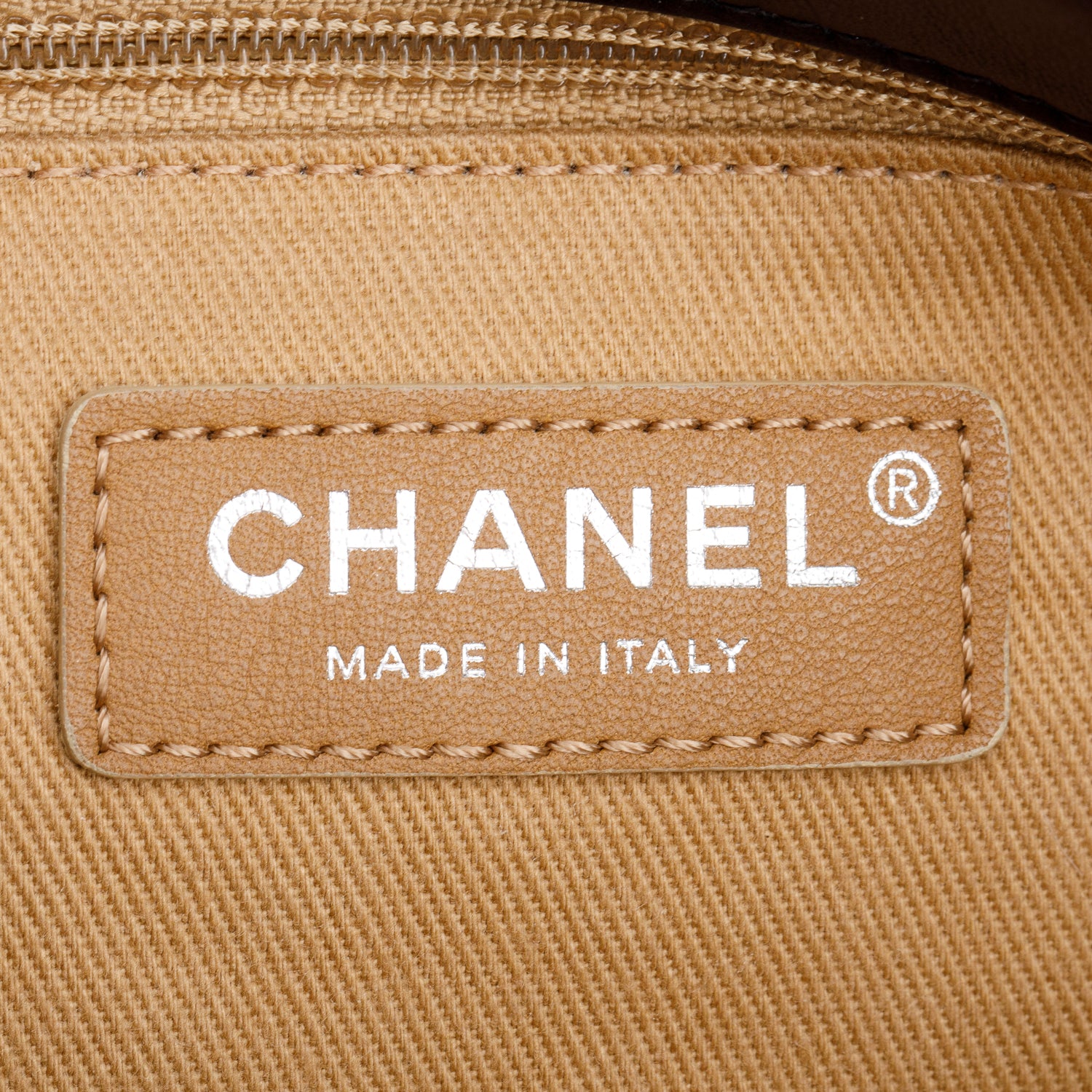 Chanel Black Aged Calfskin Quilted Express Zip Around Flap w/ Authenticity Card