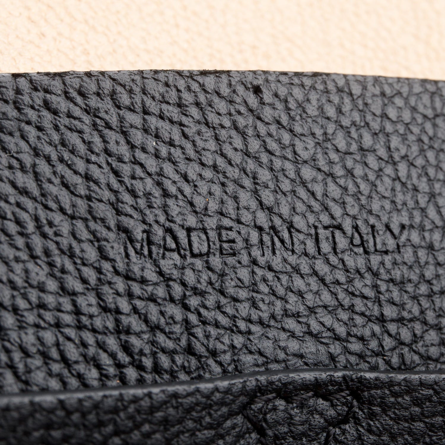 Christian Dior Supple Grained Calfskin Open Bar Tote Bag w/ Strap