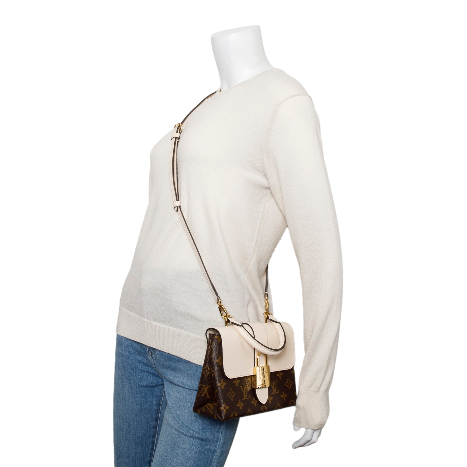 Louis Vuitton Monogram Locky BB w/ Strap, Box & Receipt