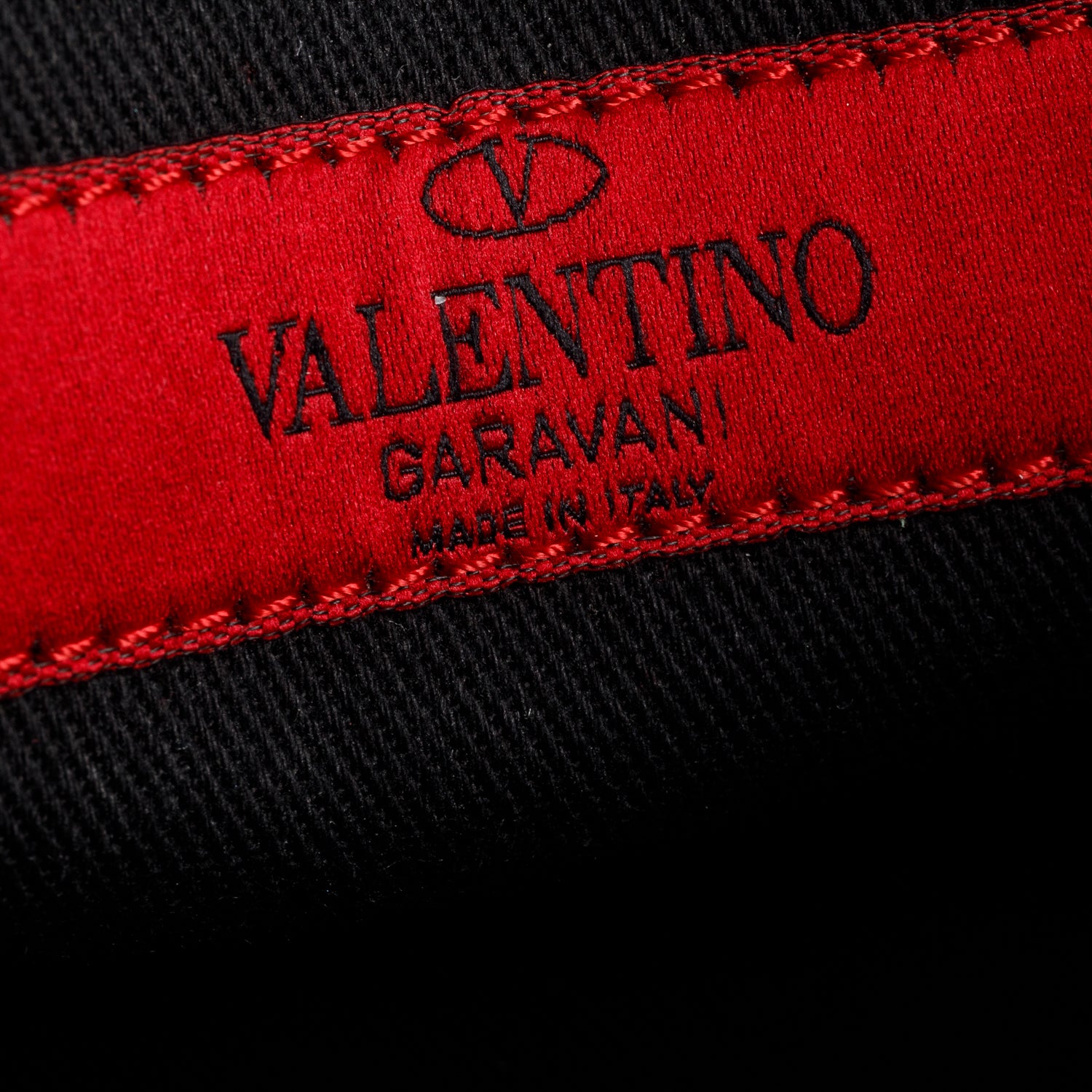 Valentino Black Vitello Calfskin Leather Rockstud Crossbody Bag