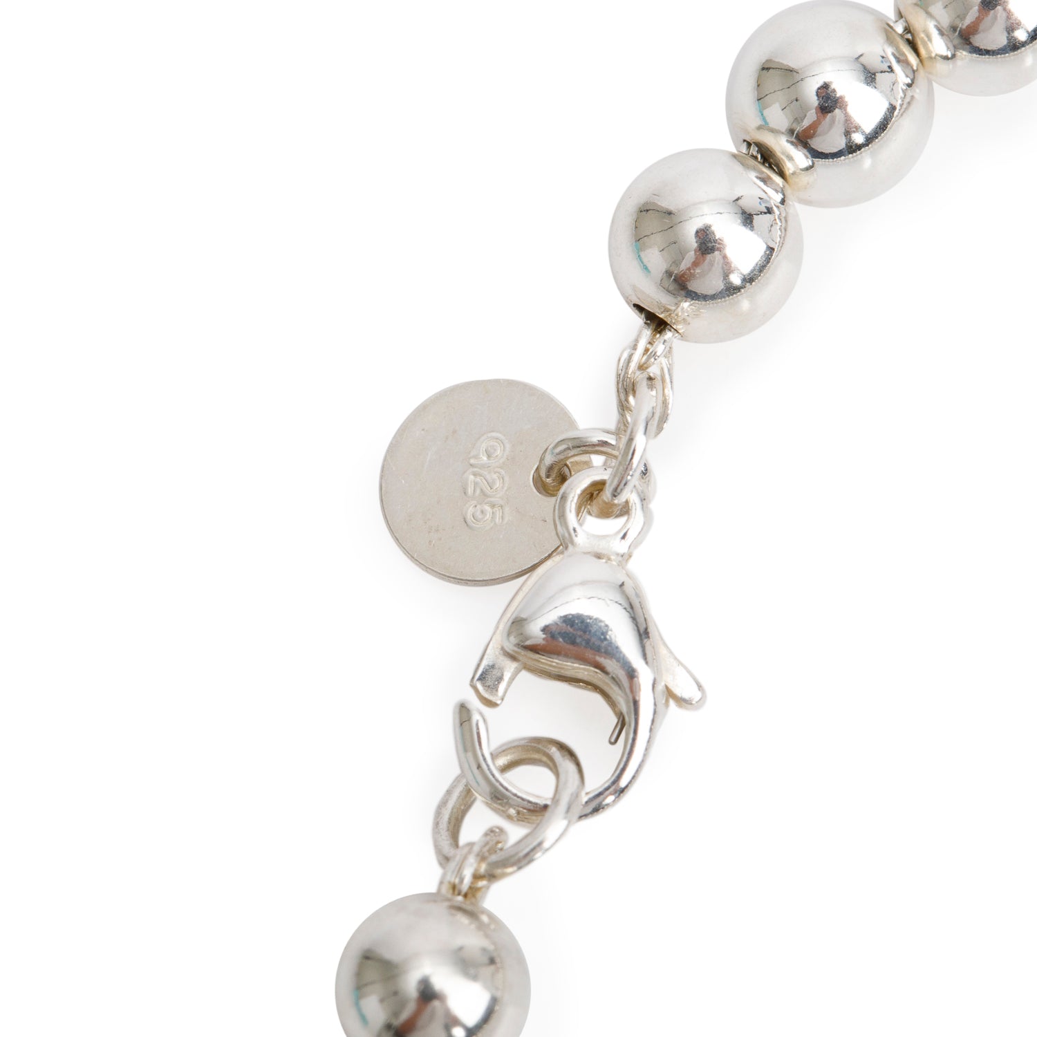 Tiffany & Co. Sterling Silver HardWear Graduated Ball Necklace
