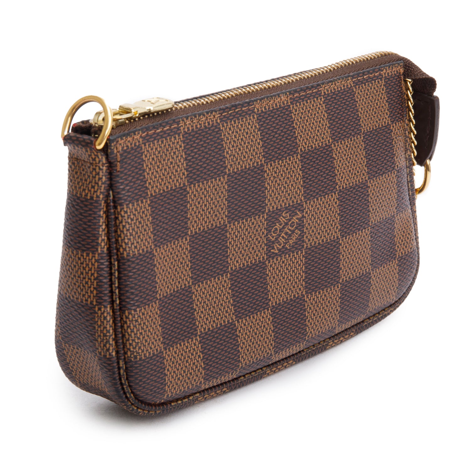 Louis Vuitton 2022 Damier Ebene Mini Pochette Accessories w/ Box