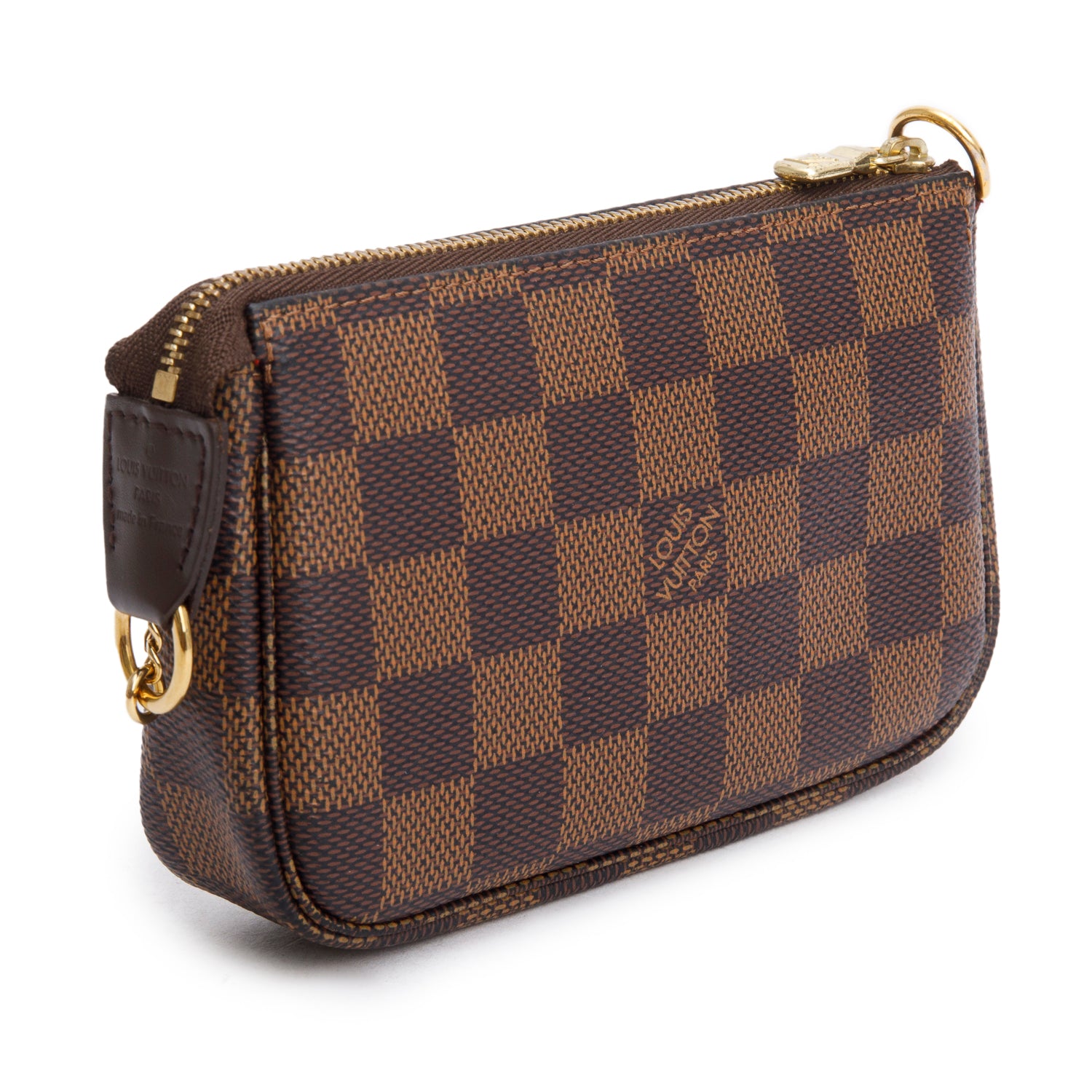 Louis Vuitton 2022 Damier Ebene Mini Pochette Accessories w/ Box