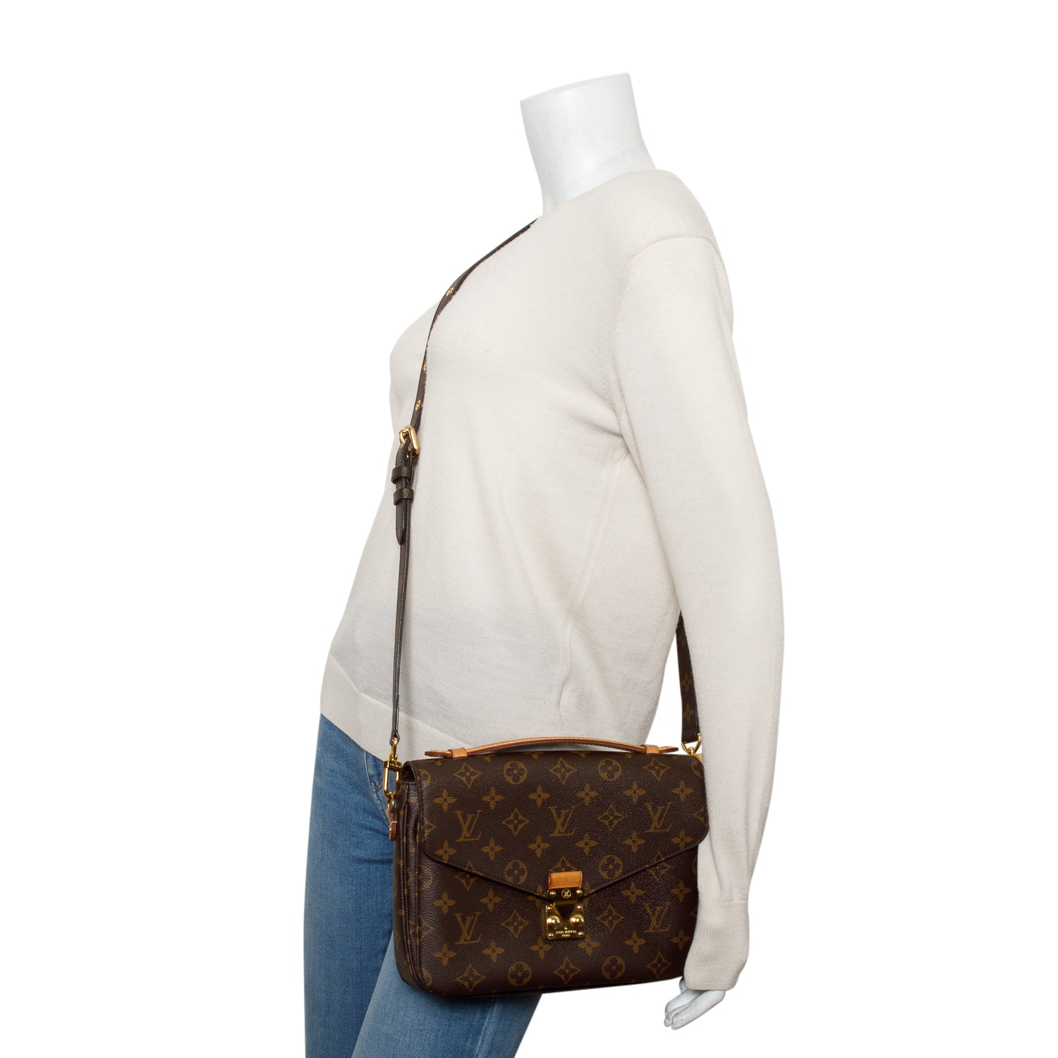 Louis Vuitton Monogram Pochette Metis w/ Strap