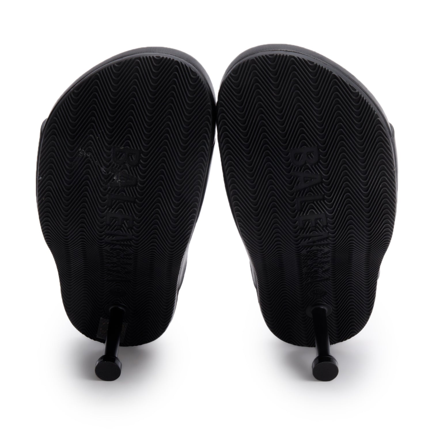 Balenciaga Black Nappa Leather Mallorca Sandal M80, Size 42 w/ Box