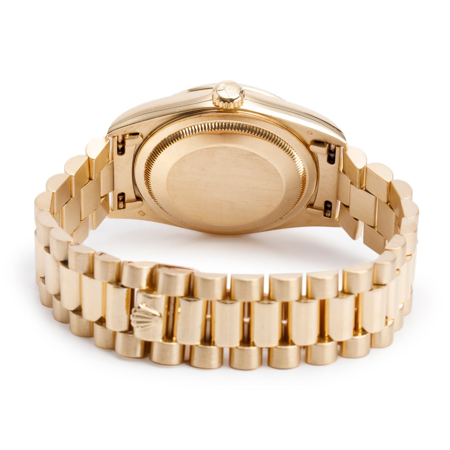 Rolex 18k Yellow Gold Day Date 36 MM President Watch Champagne Roman Dial 18238 w/ Box & Papers