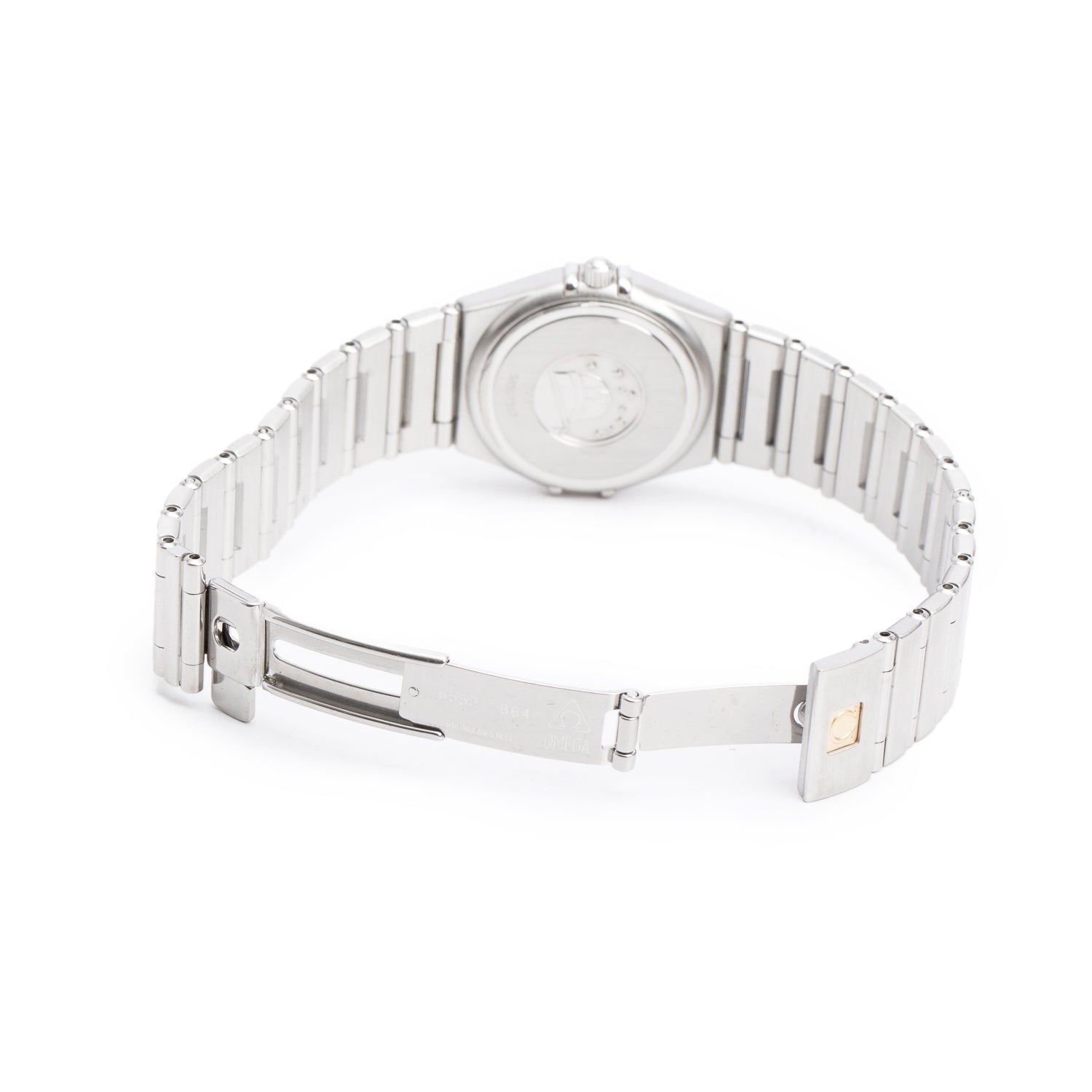 Omega Stainless Steel Constellation 25 MM Quartz Watch Silver Dial