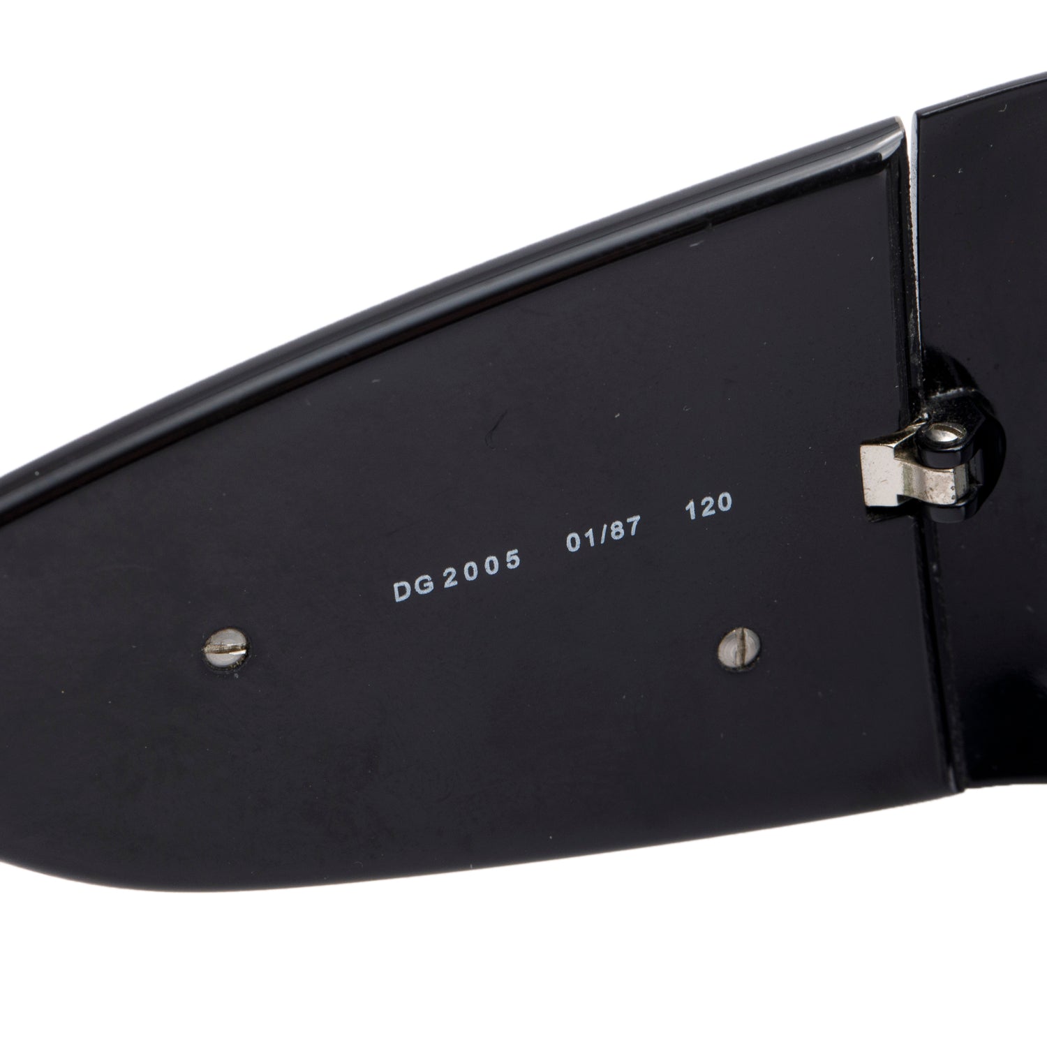 Dolce & Gabbana DG 2005 Black Acetate Shield Sunglasses w/ Case