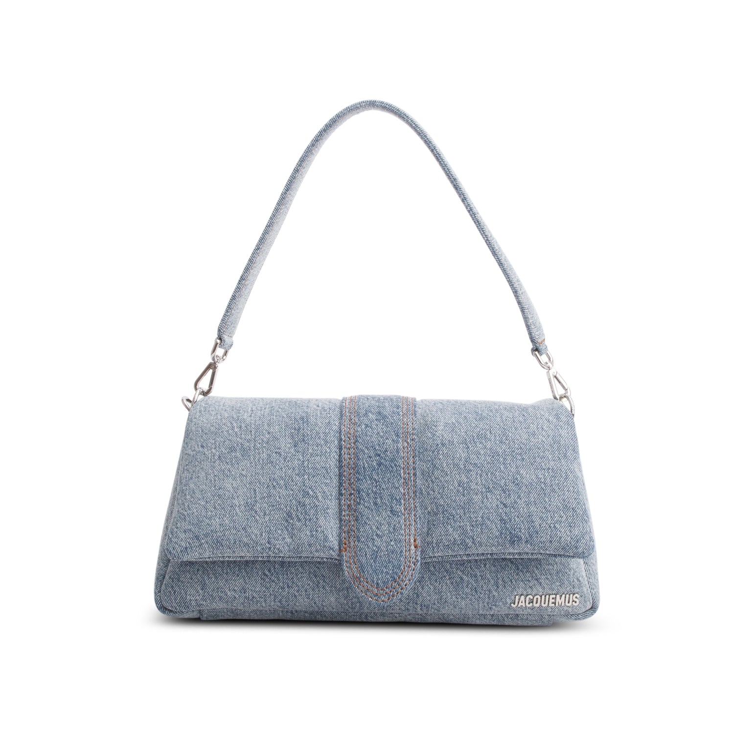 Jacquemus Blue Denim Le Bambimou Bag w/ Straps