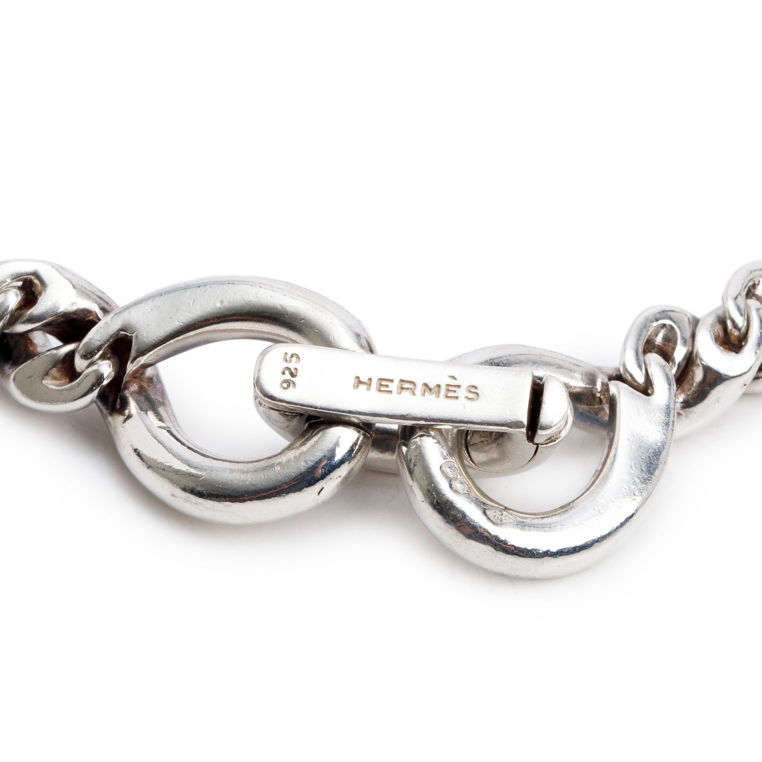 Hermes Sterling Silver Torasade Necklace, Medium Model