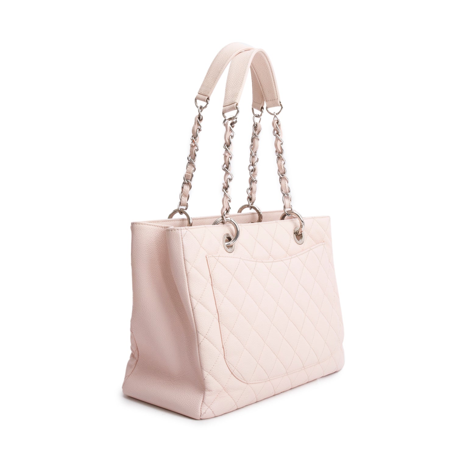 Chanel Pink Caviar Leather Grand Shopping Tote (GST)