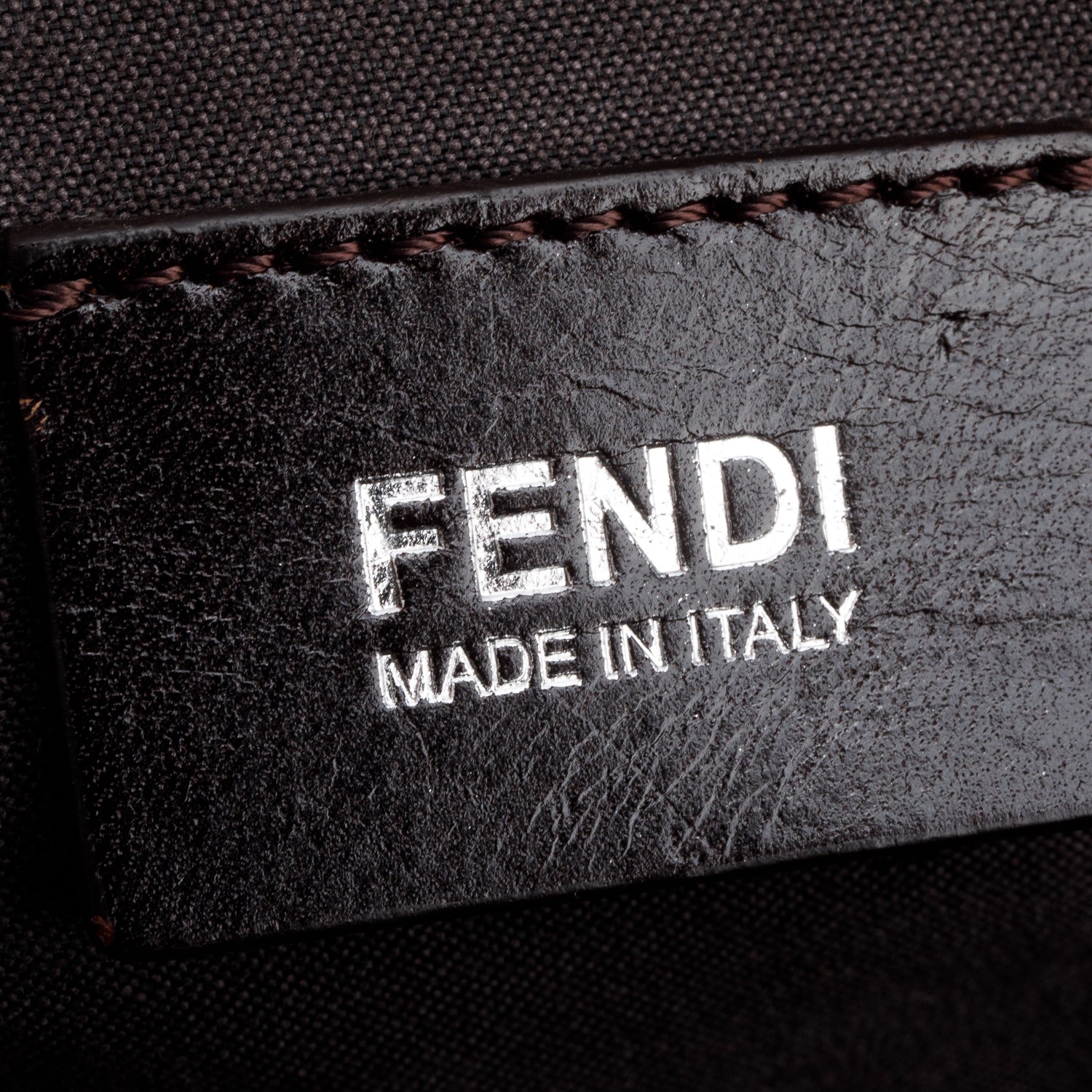 Fendi Brown FF Zucca Coated Canvas Duffle Bag w/ Strap